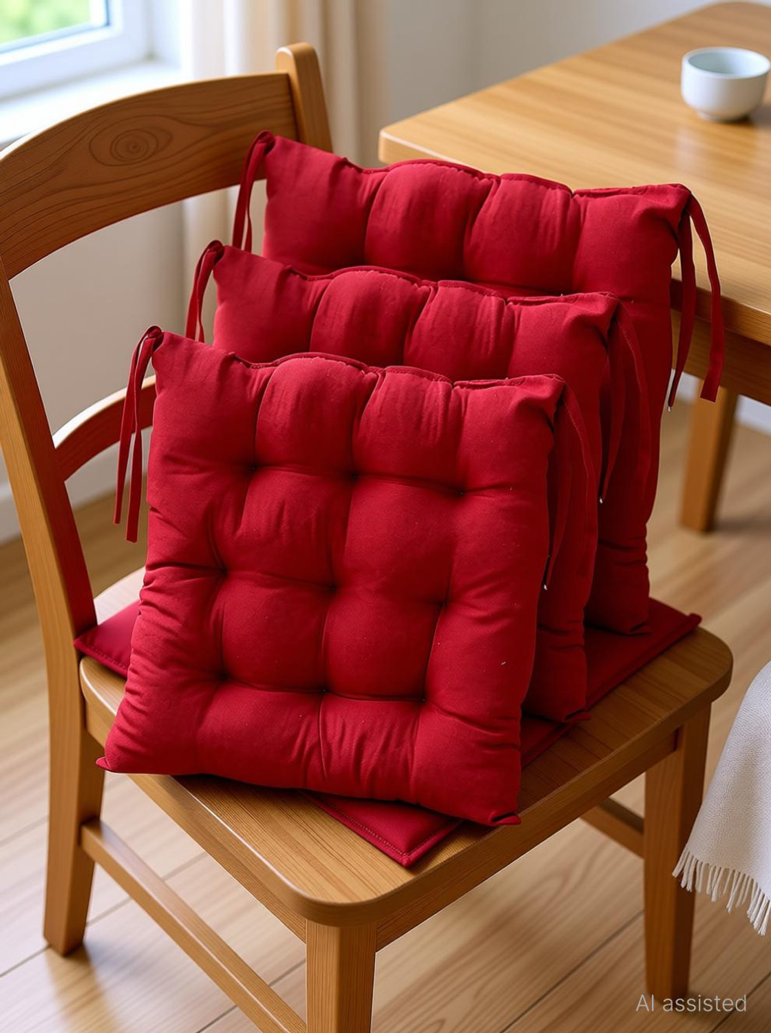 Image of AMAK INC Microfibre Chair Pad Pack of 3 Solid