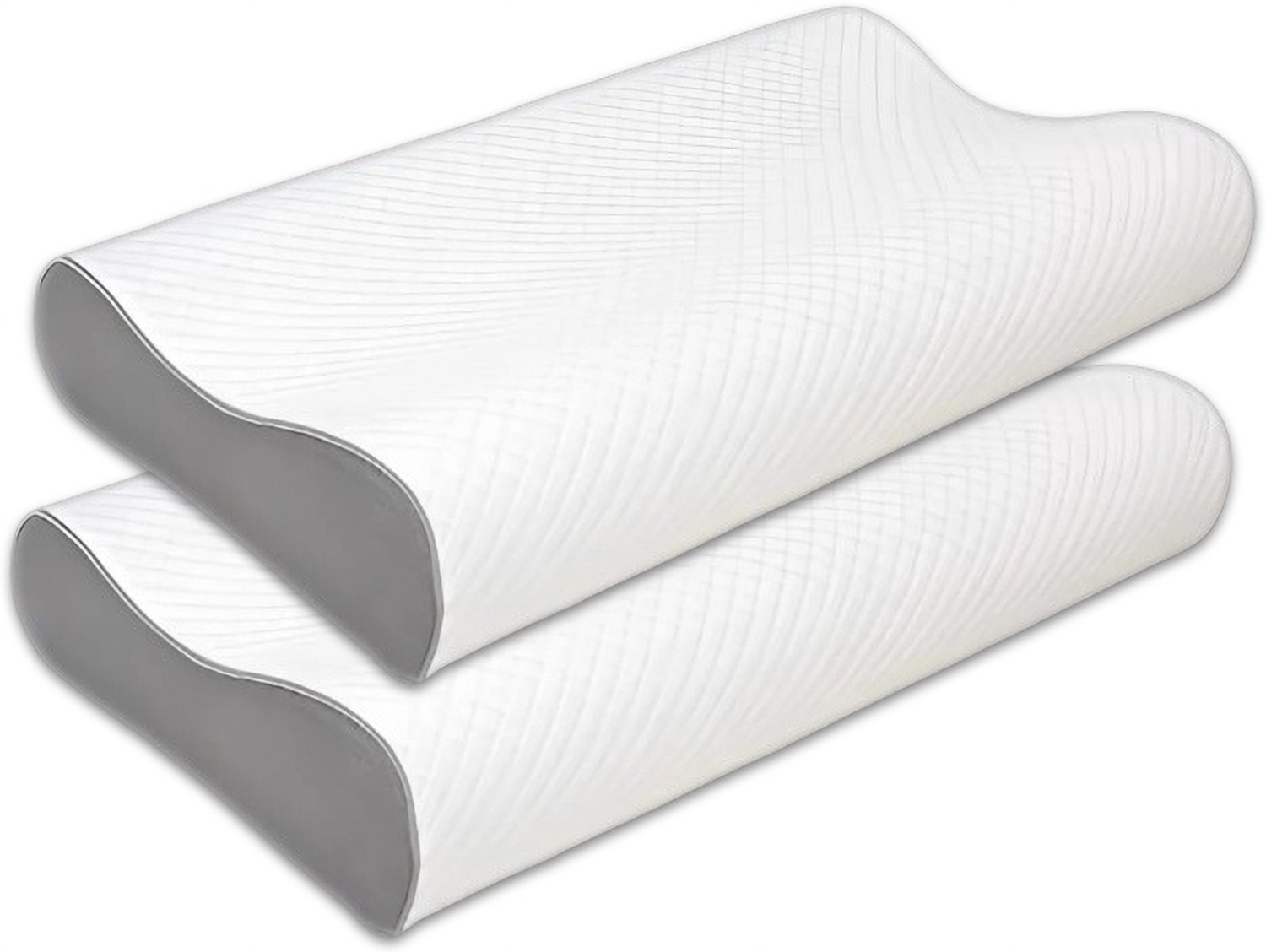 Image of Mashur fab Memory Foam Orthopaedic Pillow Pack of 2 Solid