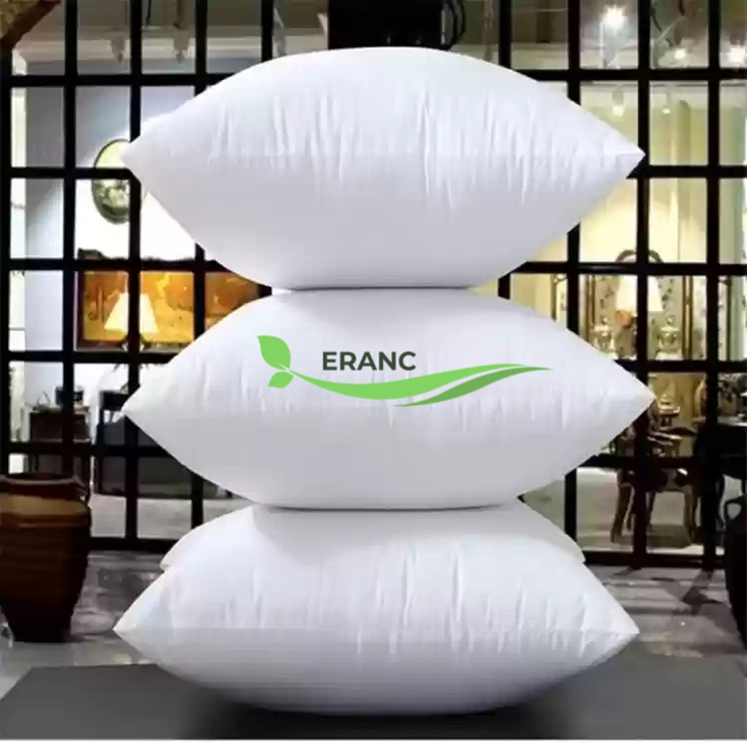 Image of GOGA Cotton Sleeping Pillow Pack of 4 Solid LUXURY