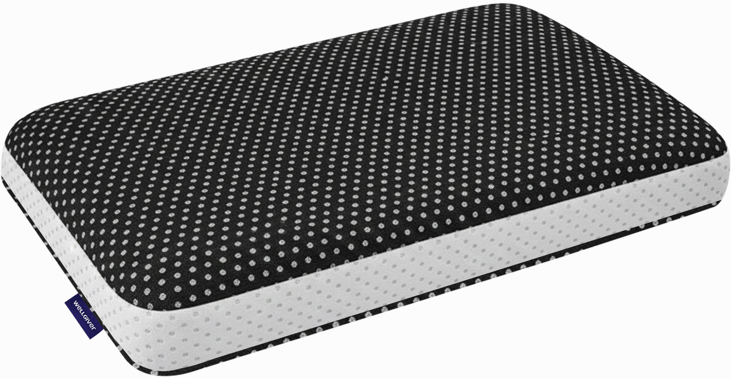 Image of WELLGIVER Memory Foam Sleeping Pillow Pack of 1 Geometric Luxury