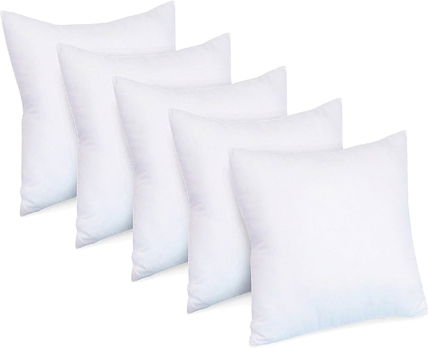 Image of VLYSIUM Polyester Fibre Cushion Pack of 3 Solid 24x24 inch big size cushion for sofa pillow set of 3 (60 cm*60 cm)