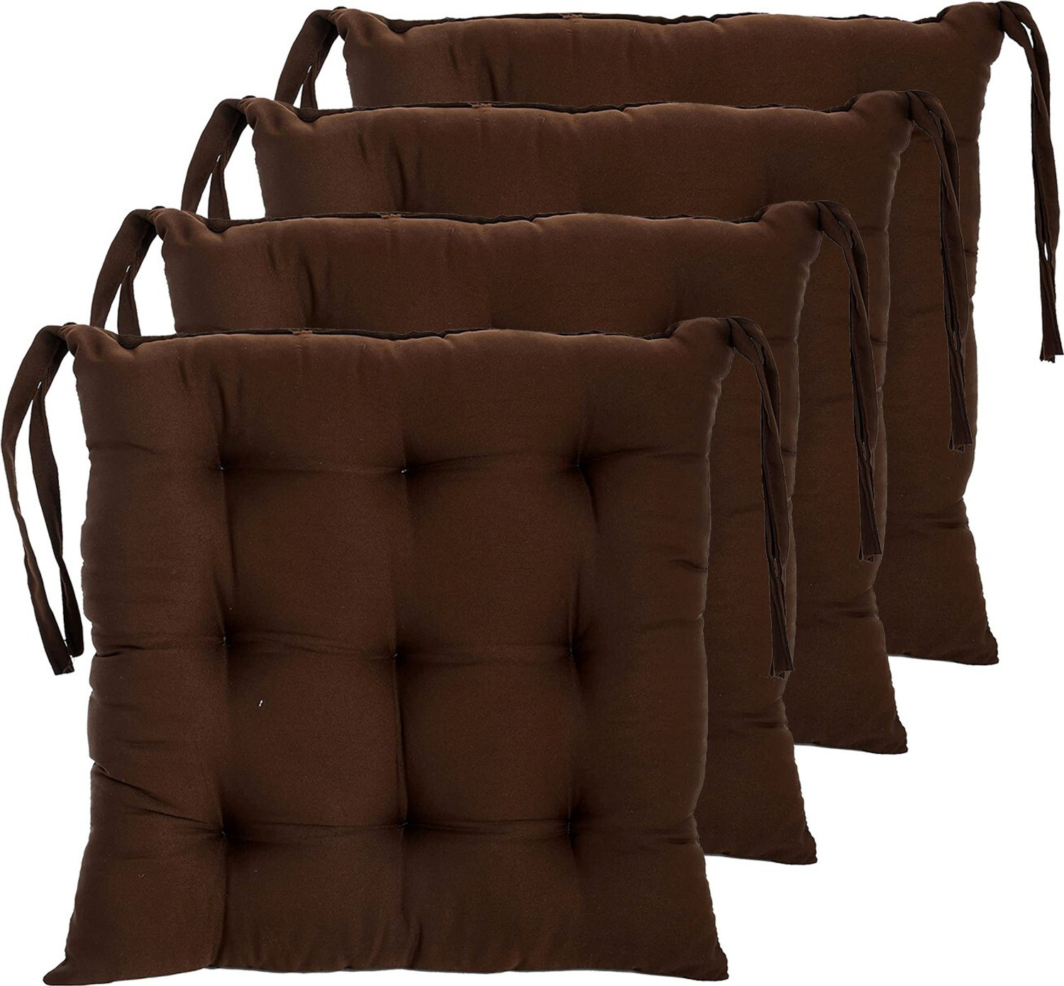 Image of AMAK INC Microfibre Chair Pad Pack of 4 Solid HAVENSOFT