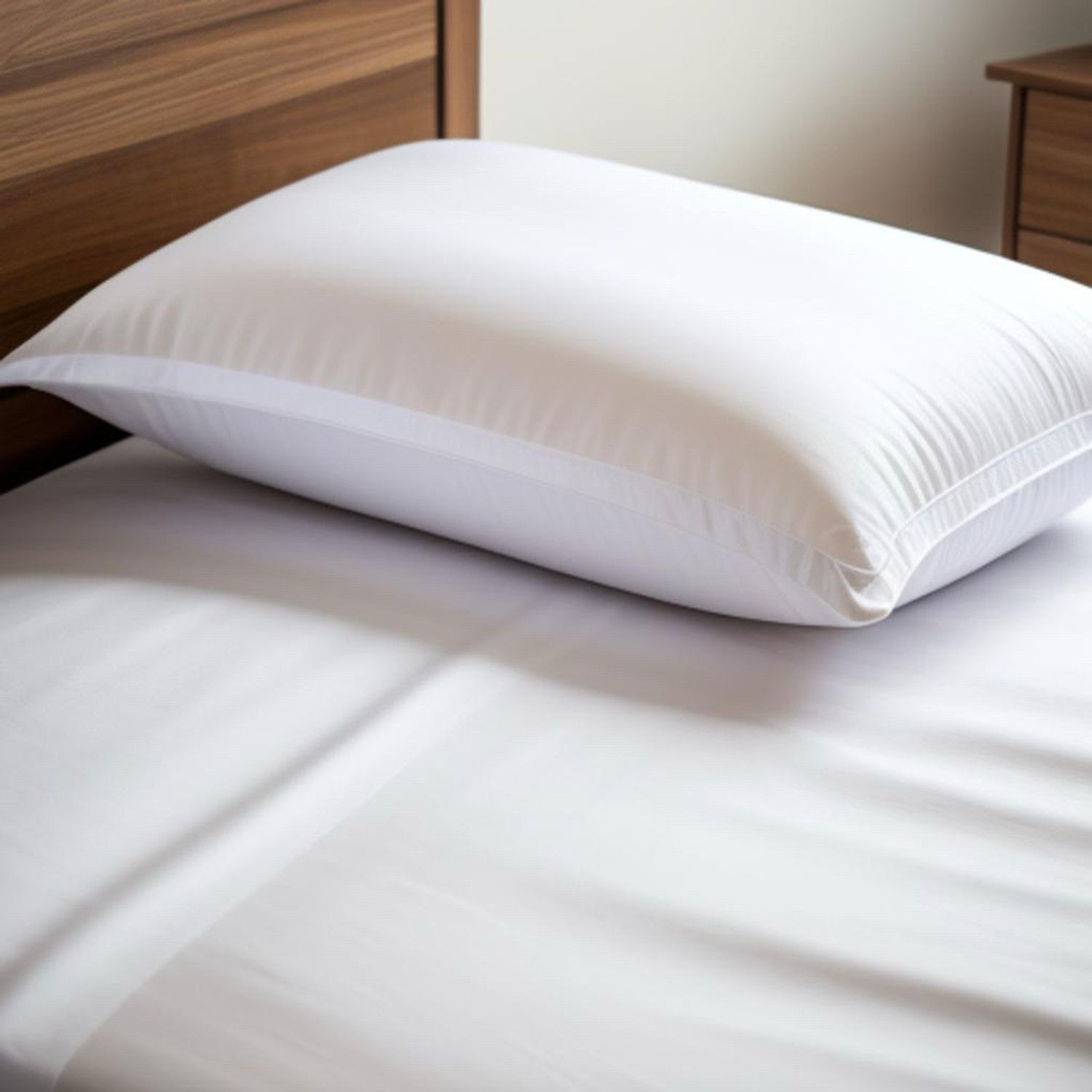 Image of STOMIA Cotton Sleeping Pillow Pack of 3 Solid STOMIA
