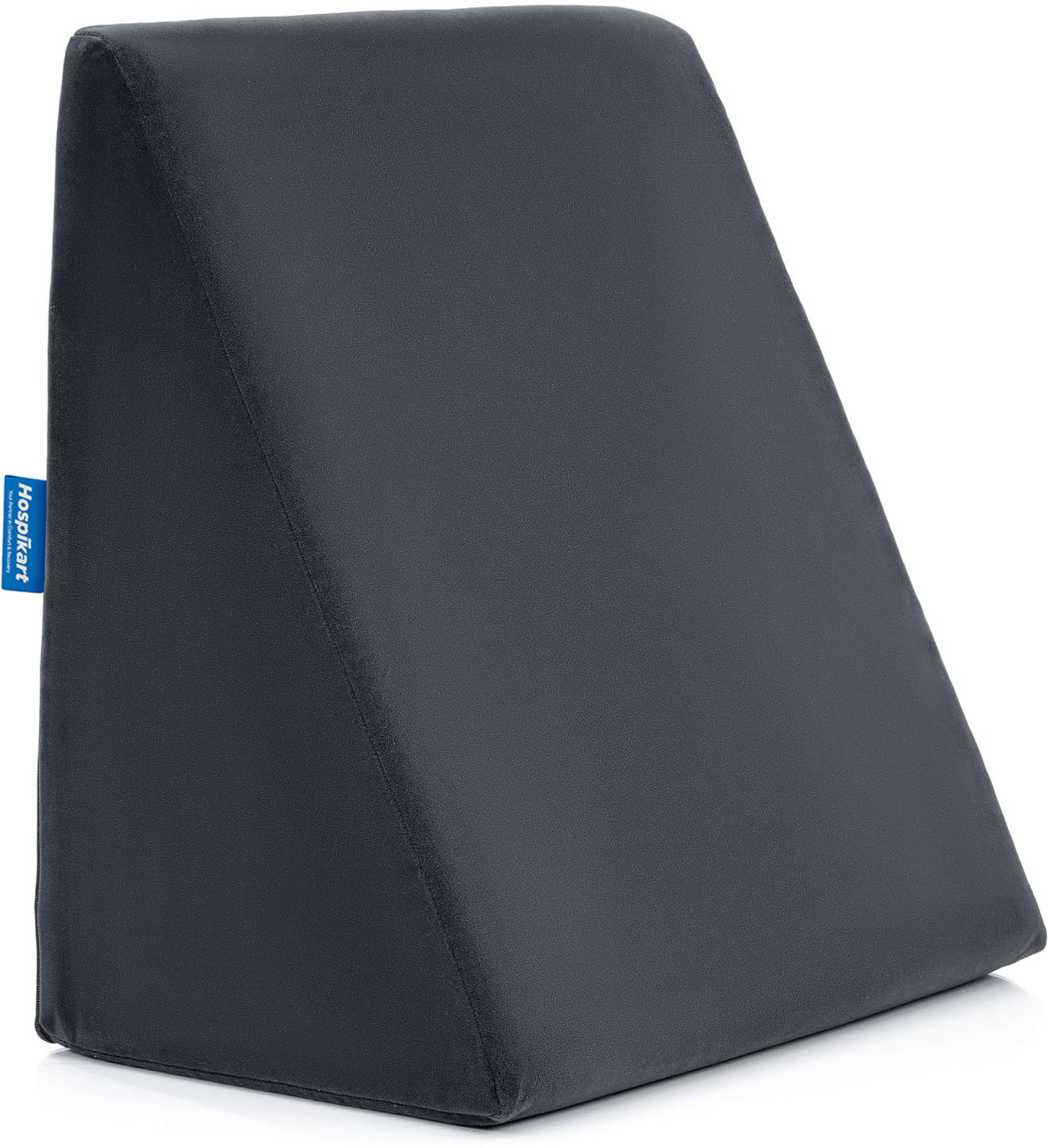 Image of HOSPIKART Memory Foam Orthopaedic Pillow Pack of 1 Solid Memory Foam Bed Wedge Pillow for Back Support, Acid Reflux, Snoring & Back Pain