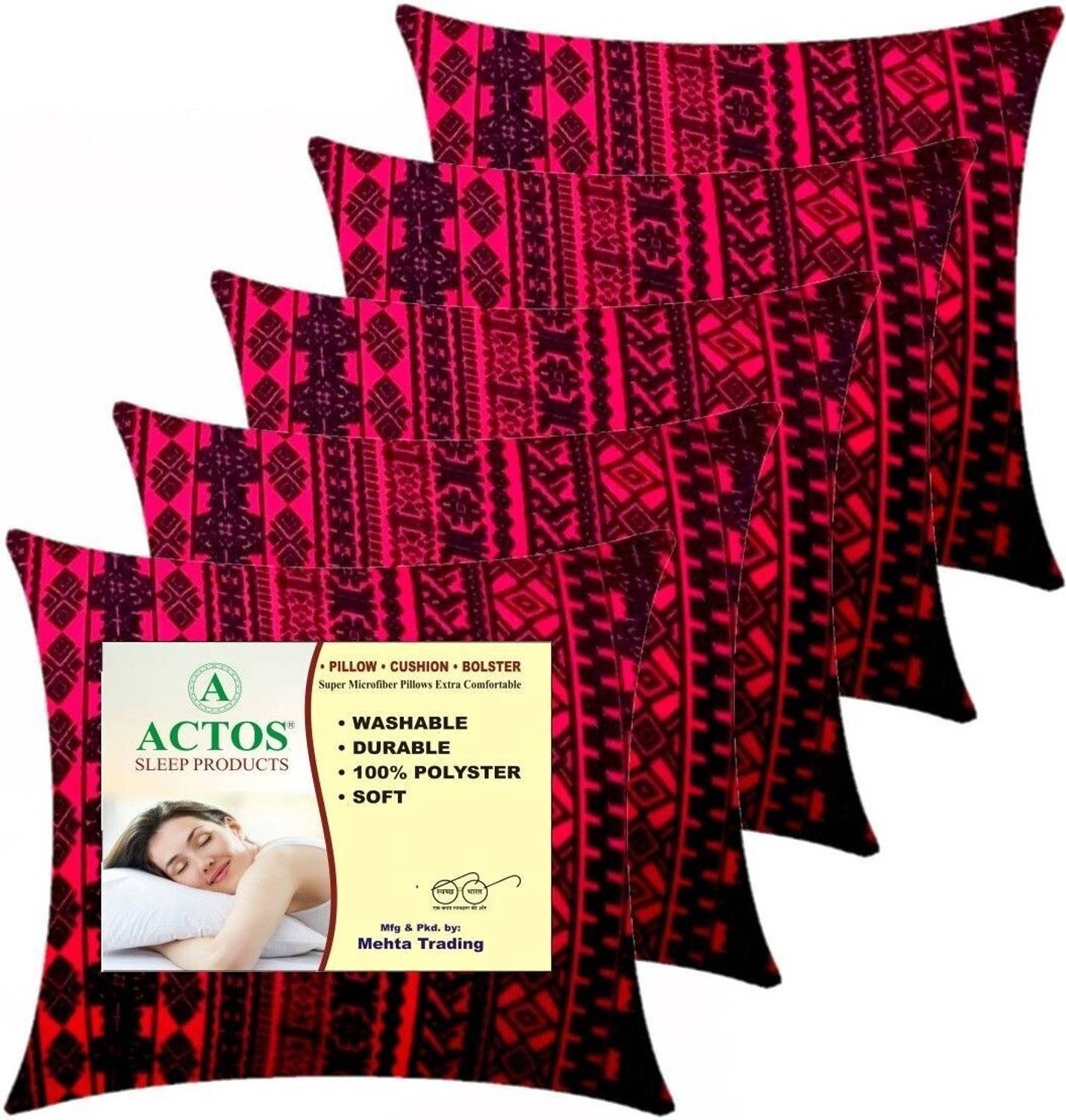 ACTOS Cotton Cushion Pack of 5 Geometric