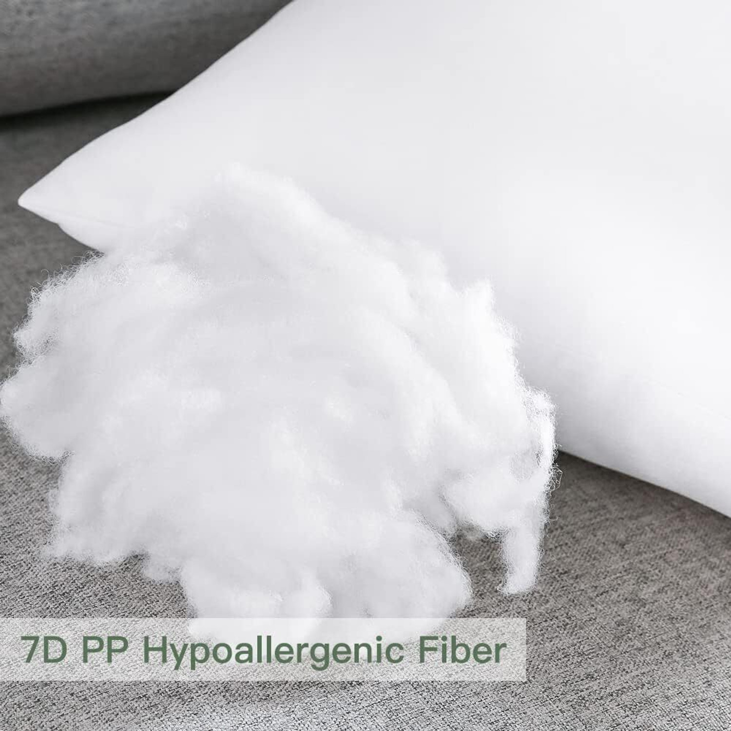 Image of VLYSIUM Polyester Fibre Cushion Pack of 4 Solid sofa pillows 40cm*40cm cushion fillers for sofa pillows (16x16 cm)