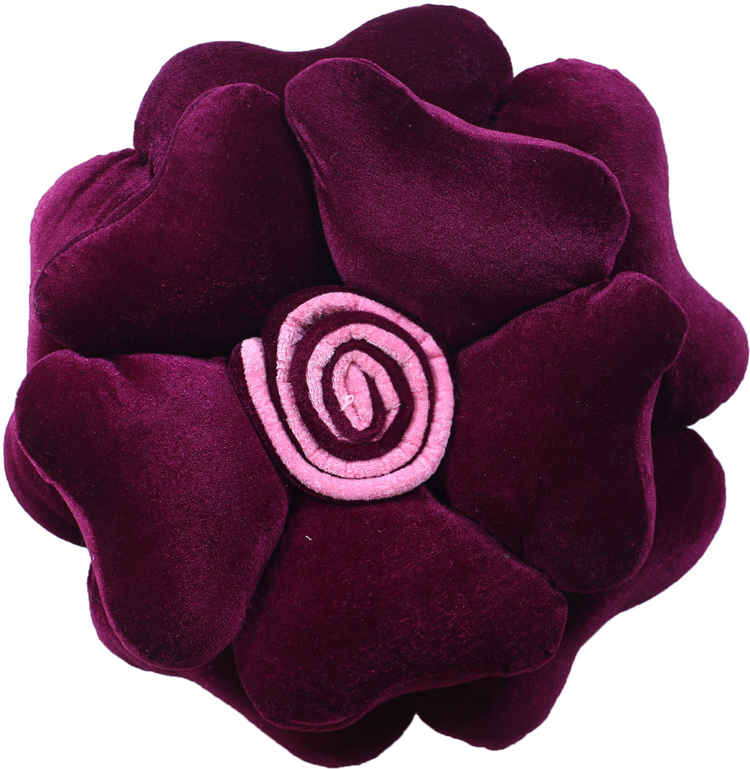 Image of KUBER INDUSTRIES Microfibre Cushion Pack of 1 Floral