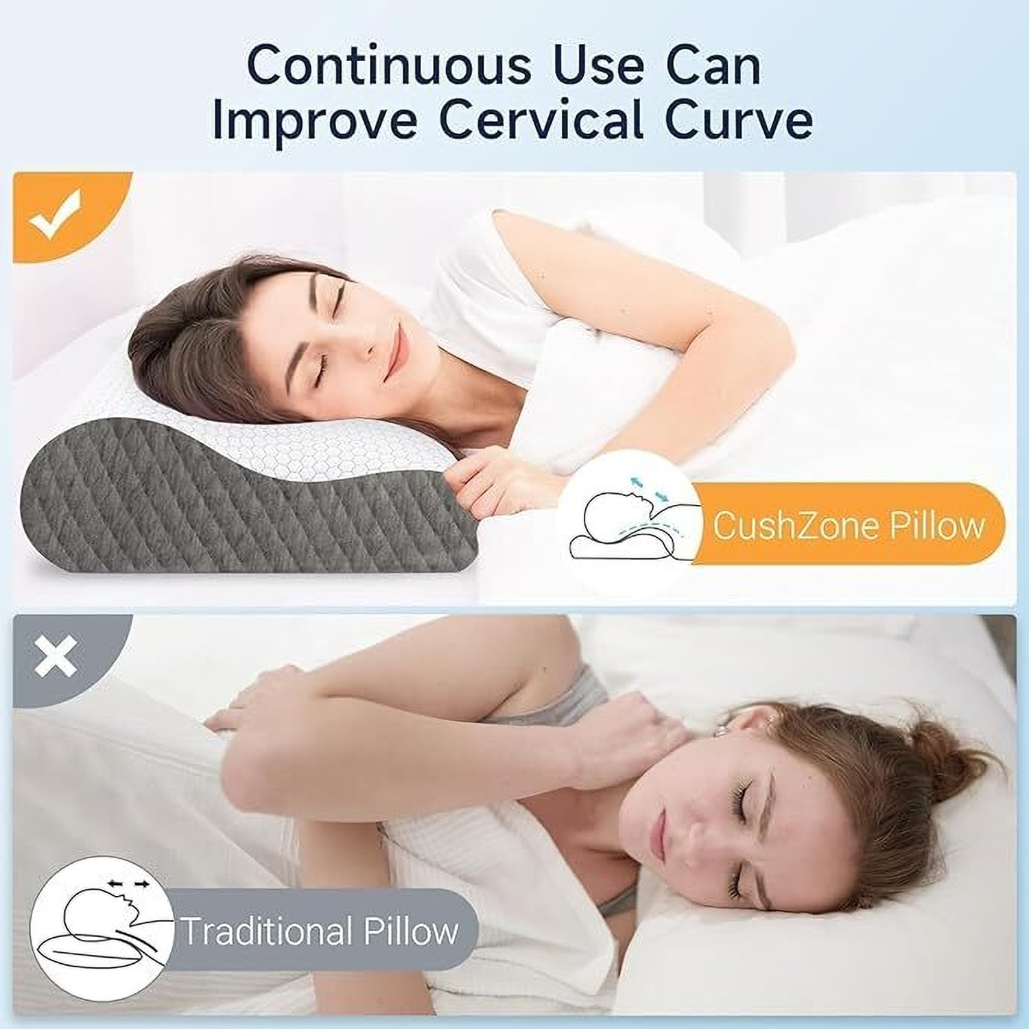 Image of Flipkart SmartBuy Memory Foam Sleeping Pillow Pack of 1 Solid ORTHOPEDIC