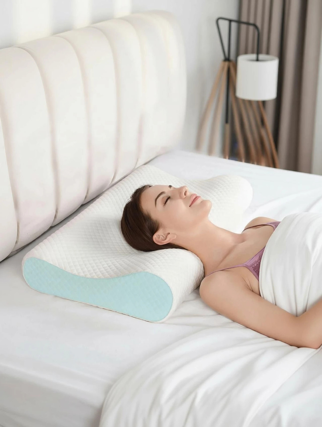 Image of Flipkart SmartBuy Memory Foam Sleeping Pillow Pack of 1 Geometric
