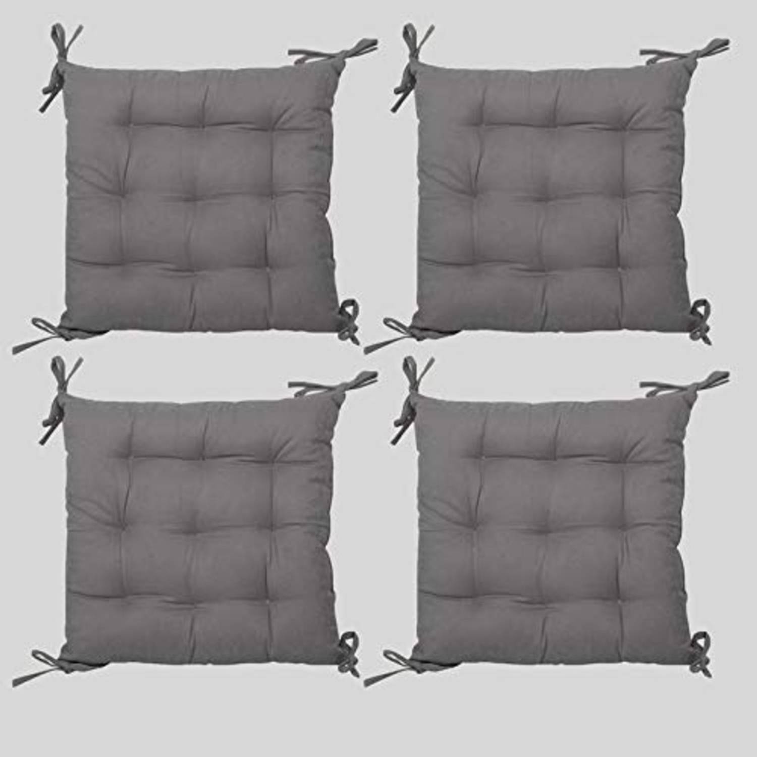 aeTHEric Microfibre Chair Pad Pack of 4 Solid