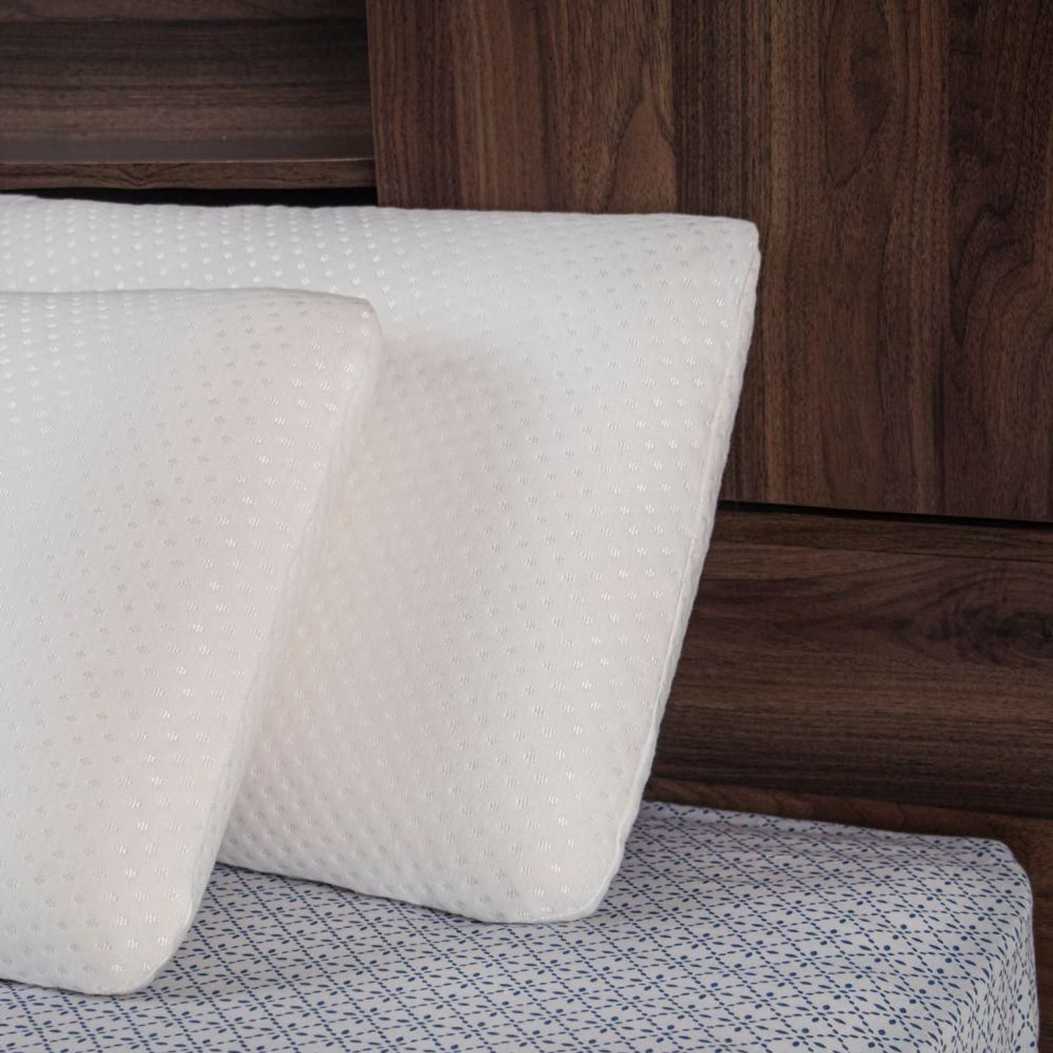 Image of Wakefit Foam Sleeping Pillow Pack of 2 Solid Super Soft