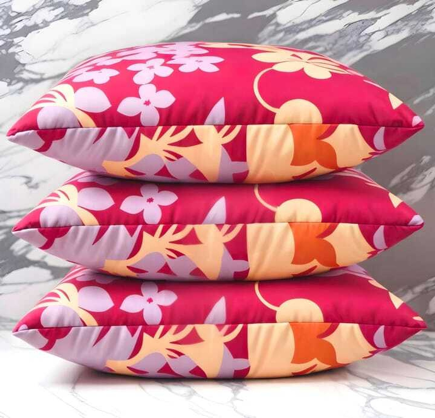 Image of Rolling Animal Microfibre Sleeping Pillow Pack of 6 Solid LUXARY