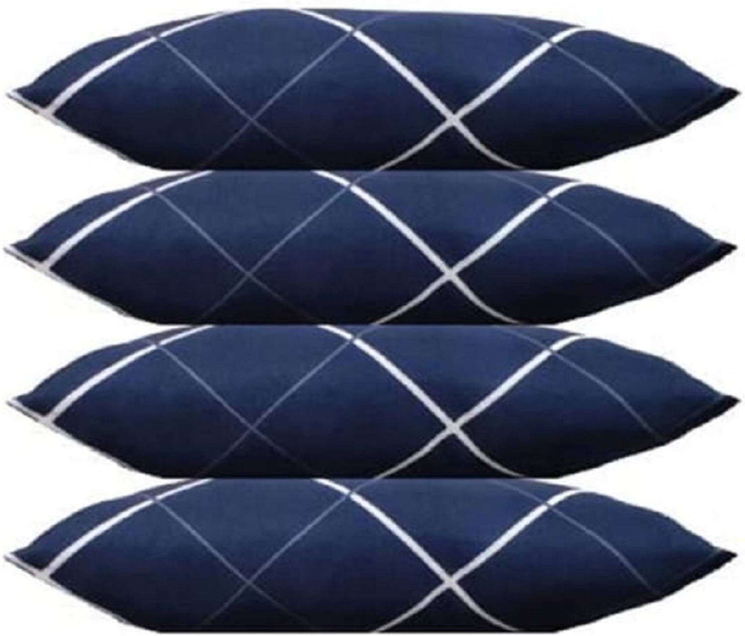 Almighty Microfibre Sleeping Pillow Pack of 4 Stripes Luxury