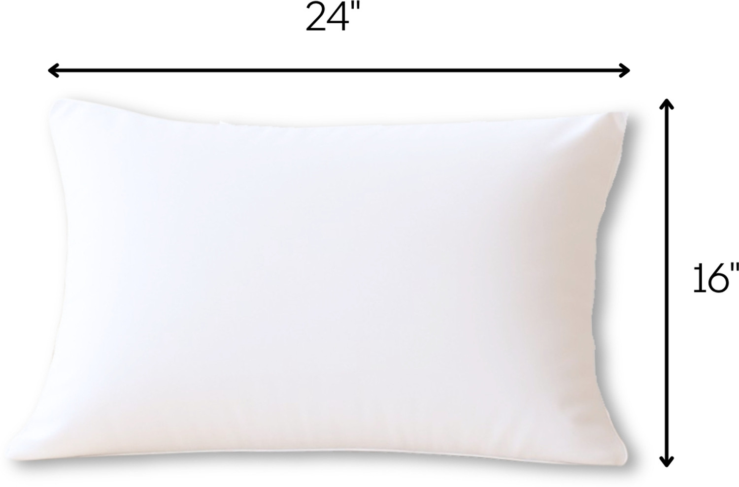 Image of haus & kinder Microfibre Body Pillow Pack of 2 Solid