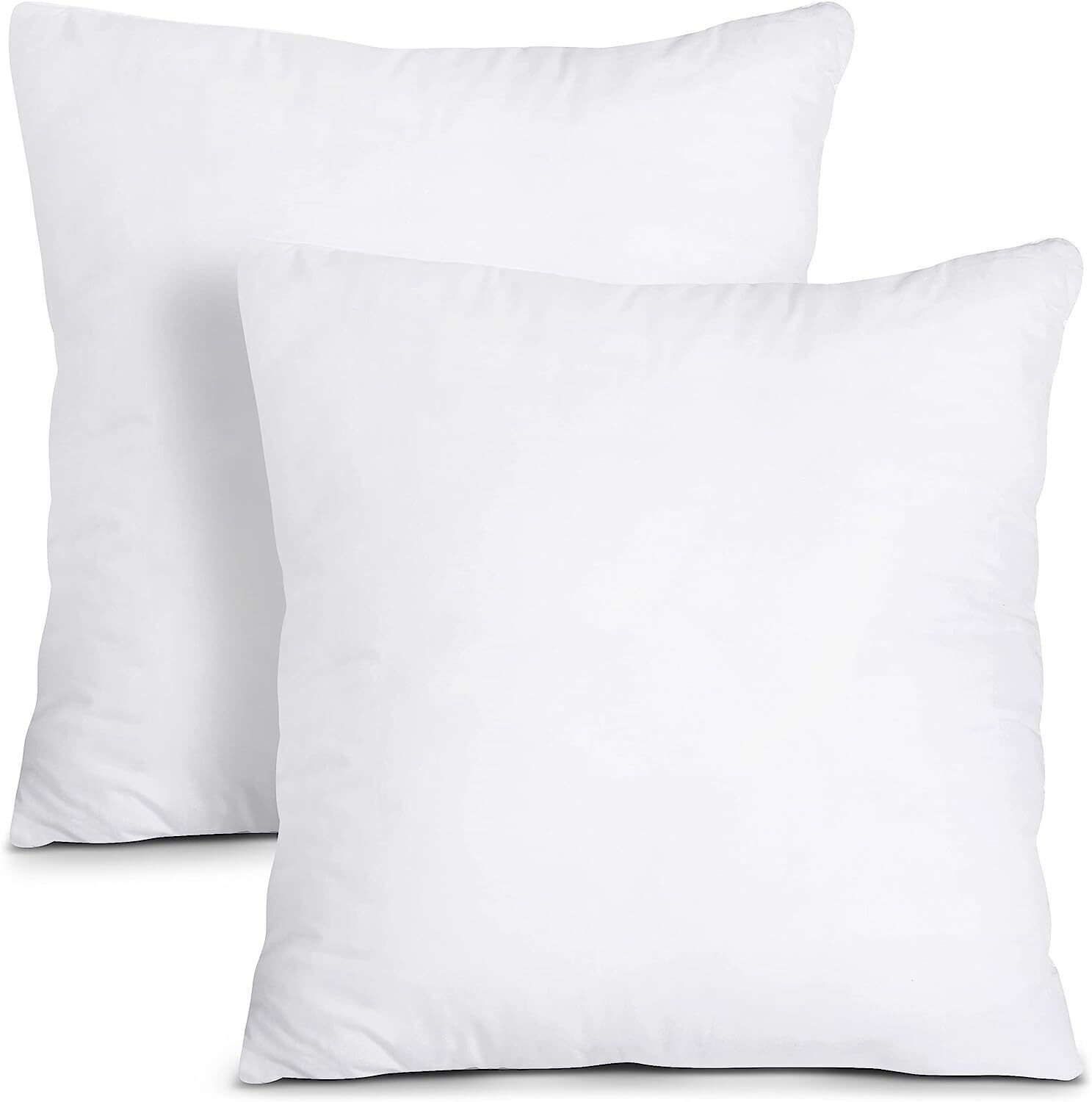 Image of VLYSIUM Polyester Fibre Cushion Pack of 6 Solid Big size 22x22 inch set of 6, square cushion for sofa pillow (55x55 cm Each)