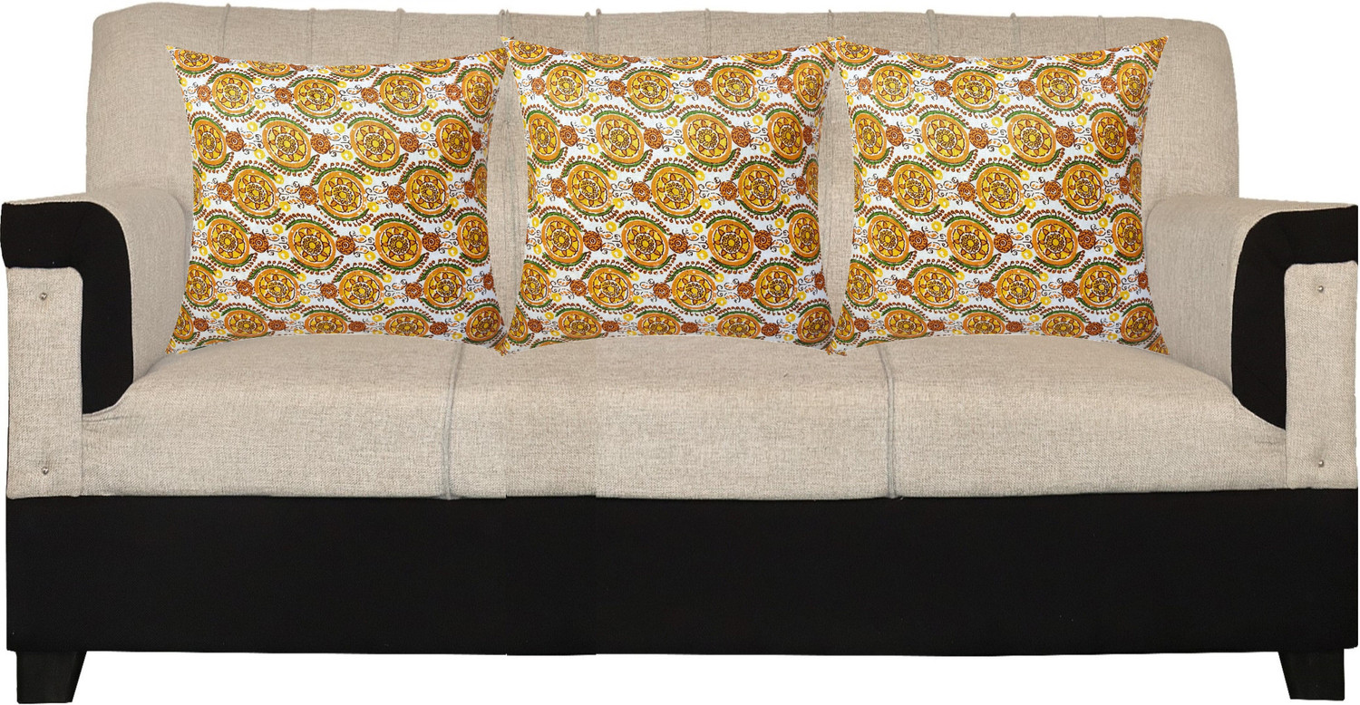 Image of Changers Combo Set of 5 Cushion And 2 Bolster Microfibre Floral Sleeping Pillow Pack of 7