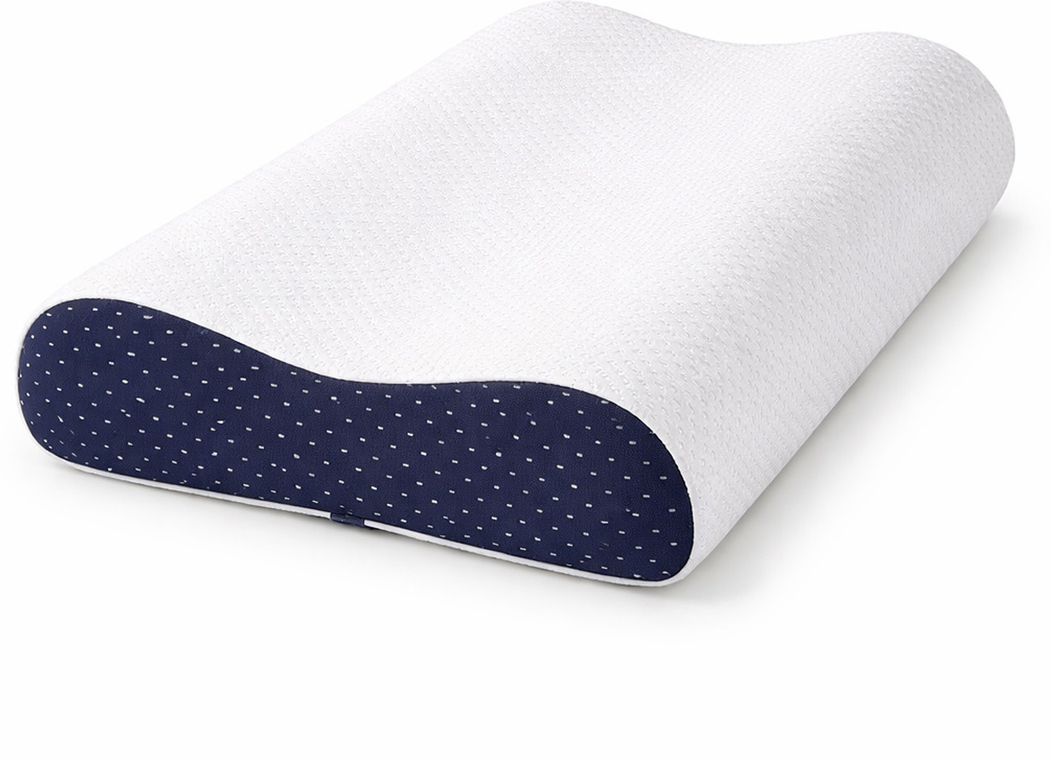 Image of Sleep Yoga Memory Foam, Latex Orthopaedic Pillow Pack of 1 Solid Ortho-Comfort Cervical Contour