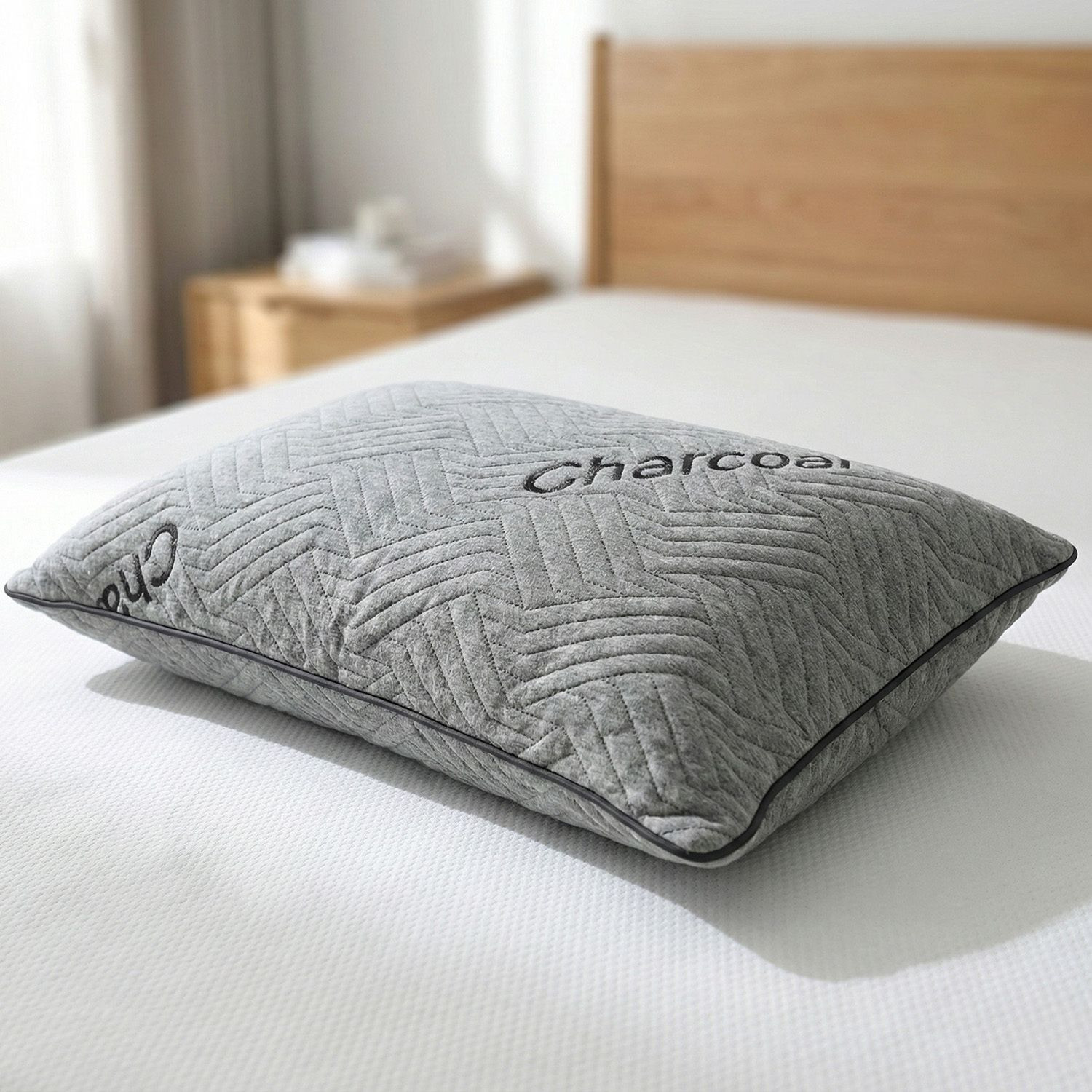 Image of AYKA Microfibre Sleeping Pillow Pack of 1 Solid Soft Microfiber Pillow for Sleeping