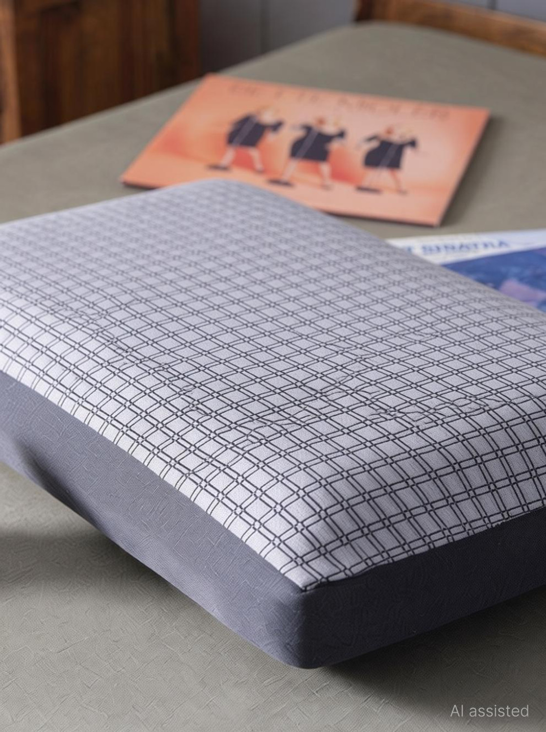 Image of Sleepyhead Memory Foam Sleeping Pillow Pack of 1 Geometric
