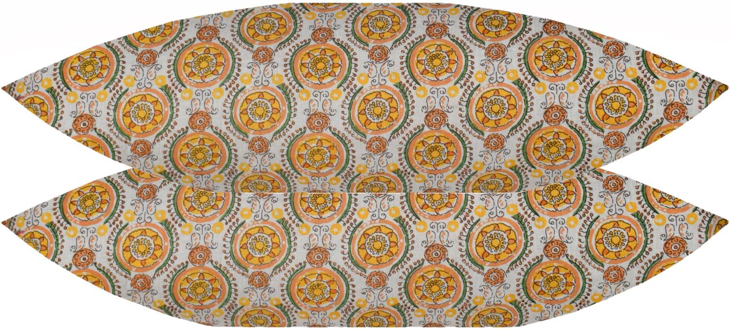 ACTOS Microfibre Sleeping Pillow Pack of 2 Floral