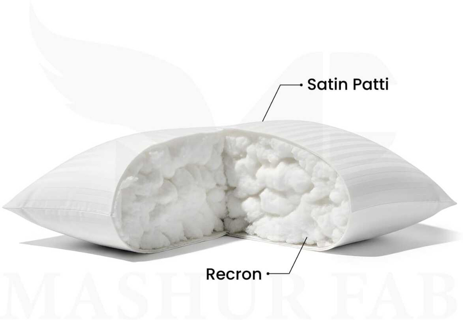 Image of Flipkart SmartBuy Microbeads Sleeping Pillow Pack of 5 Stripes