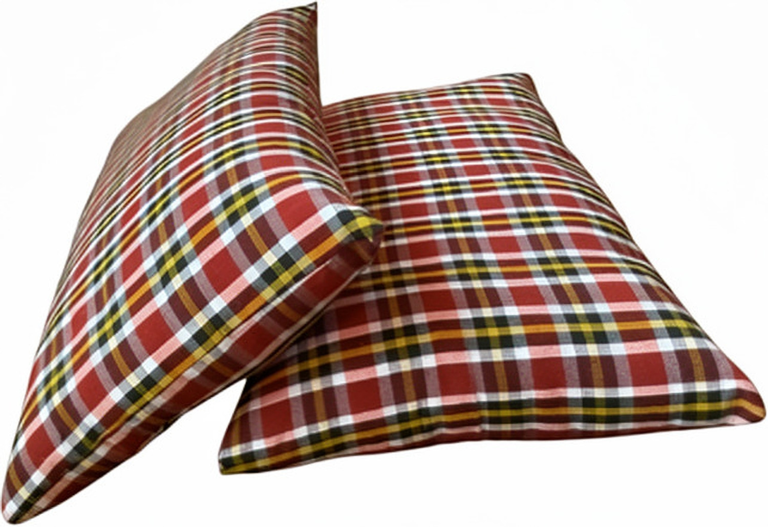 Image of SOLANKICOTTON Cotton Sleeping Pillow Pack of 2 Geometric