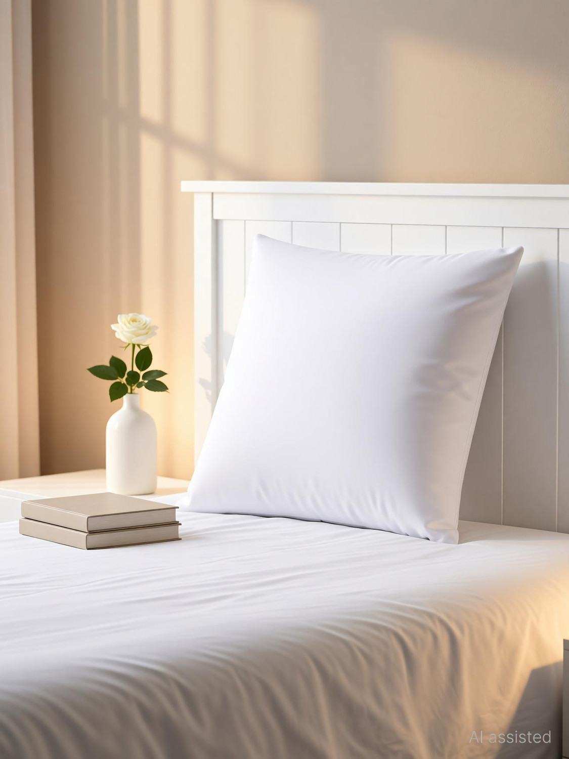 Image of VLYSIUM Polyester Fibre Cushion Pack of 2 Solid 24x24 inch big size cushion for sofa pillow set of 2 (60 cm*60 cm)