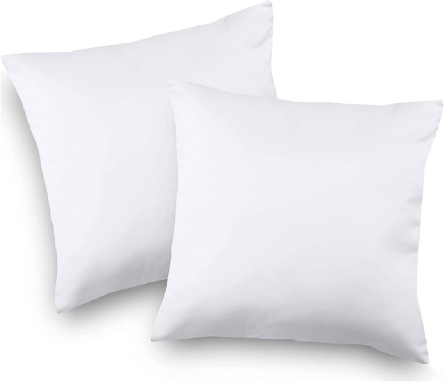 Image of VLYSIUM Polyester Fibre Cushion Pack of 2 Solid 24x24 inch big size cushion for sofa pillow set of 2 (60 cm*60 cm)