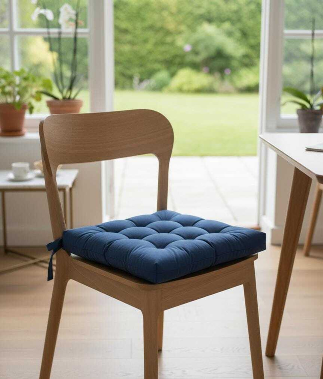 Image of MS Choice India Microfibre Chair Pad Pack of 1 Solid Pad Series