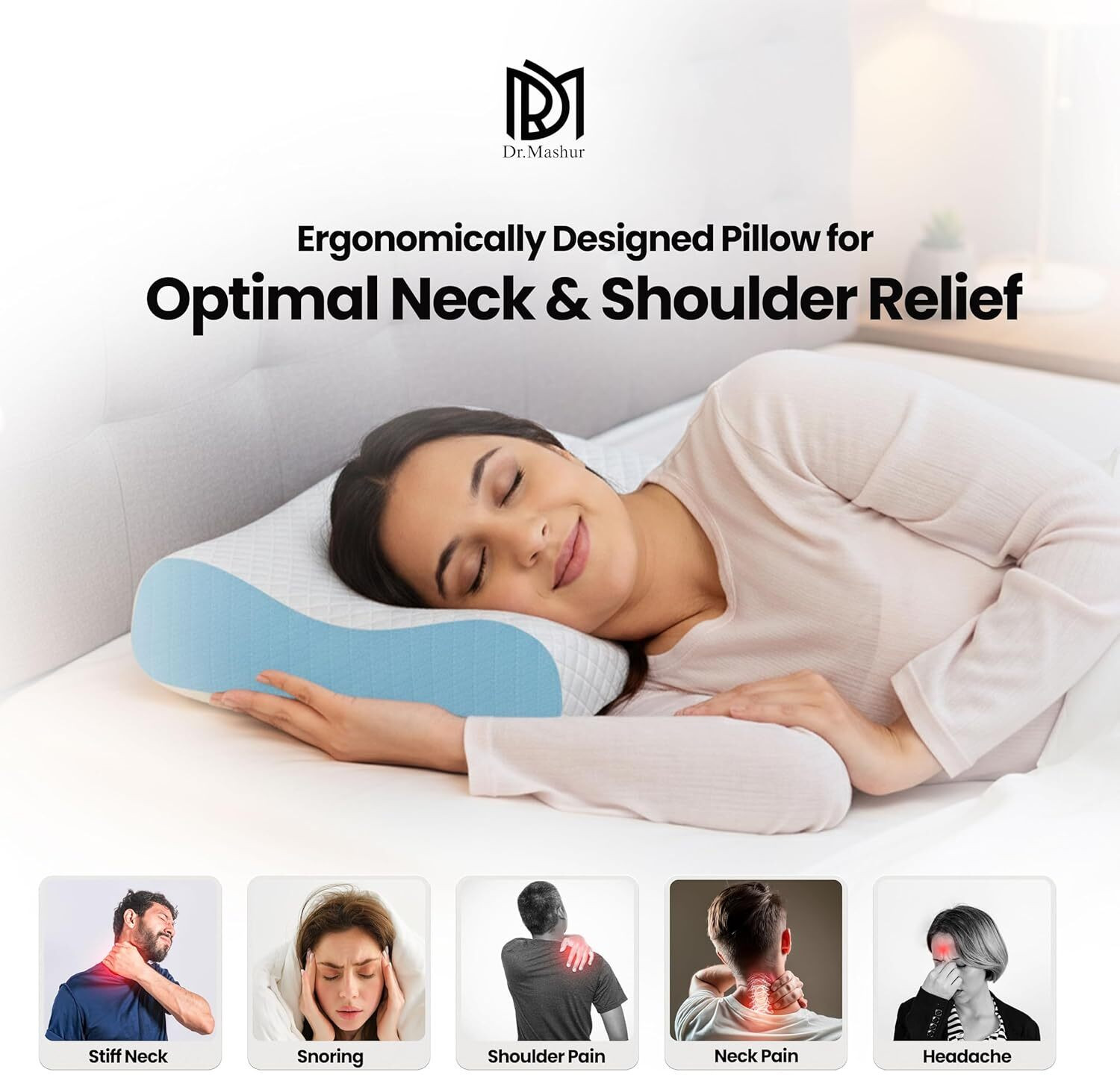 Image of Flipkart SmartBuy Memory Foam Sleeping Pillow Pack of 1 Nature