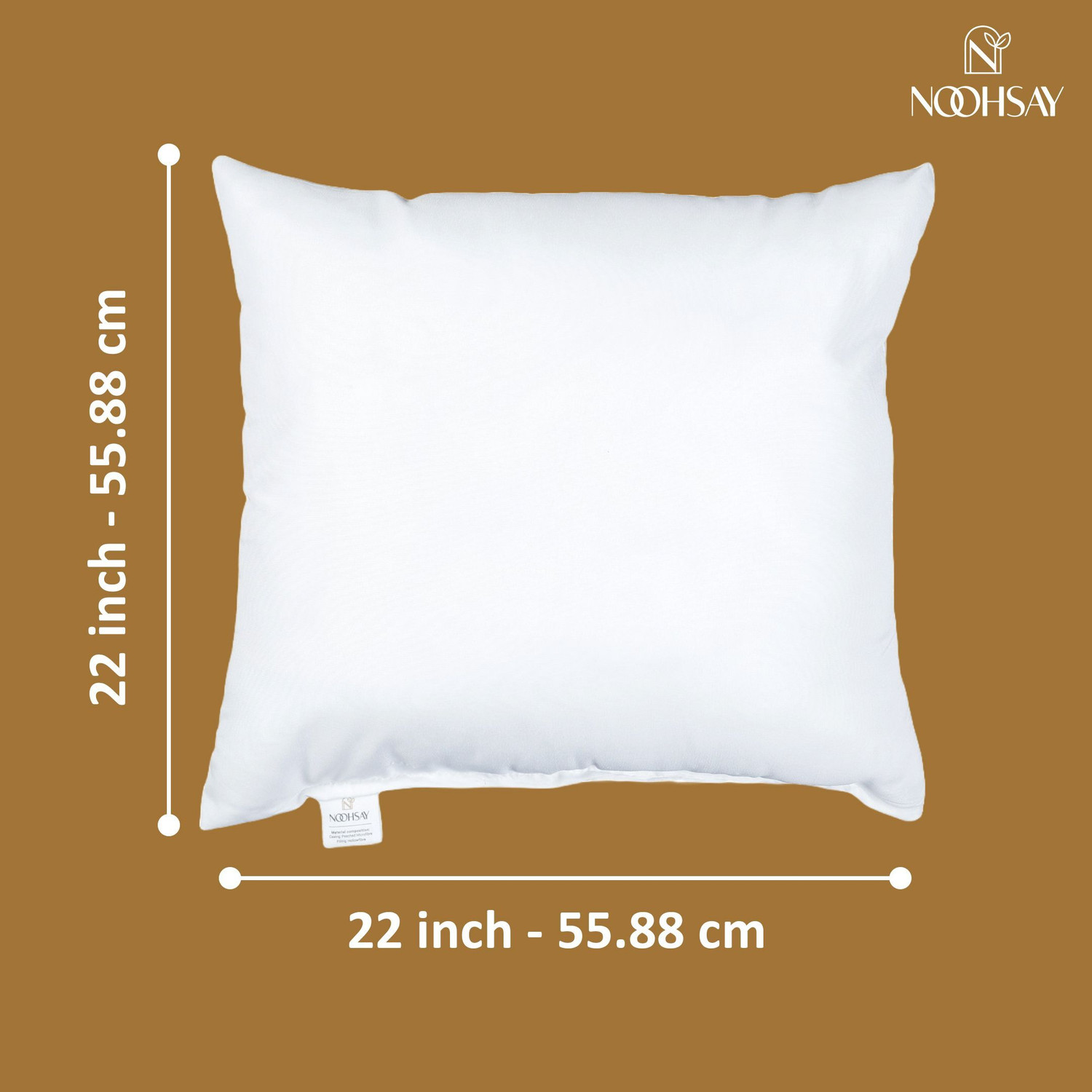 Image of NOOHSAY Microfibre Cushion Pack of 1 Solid