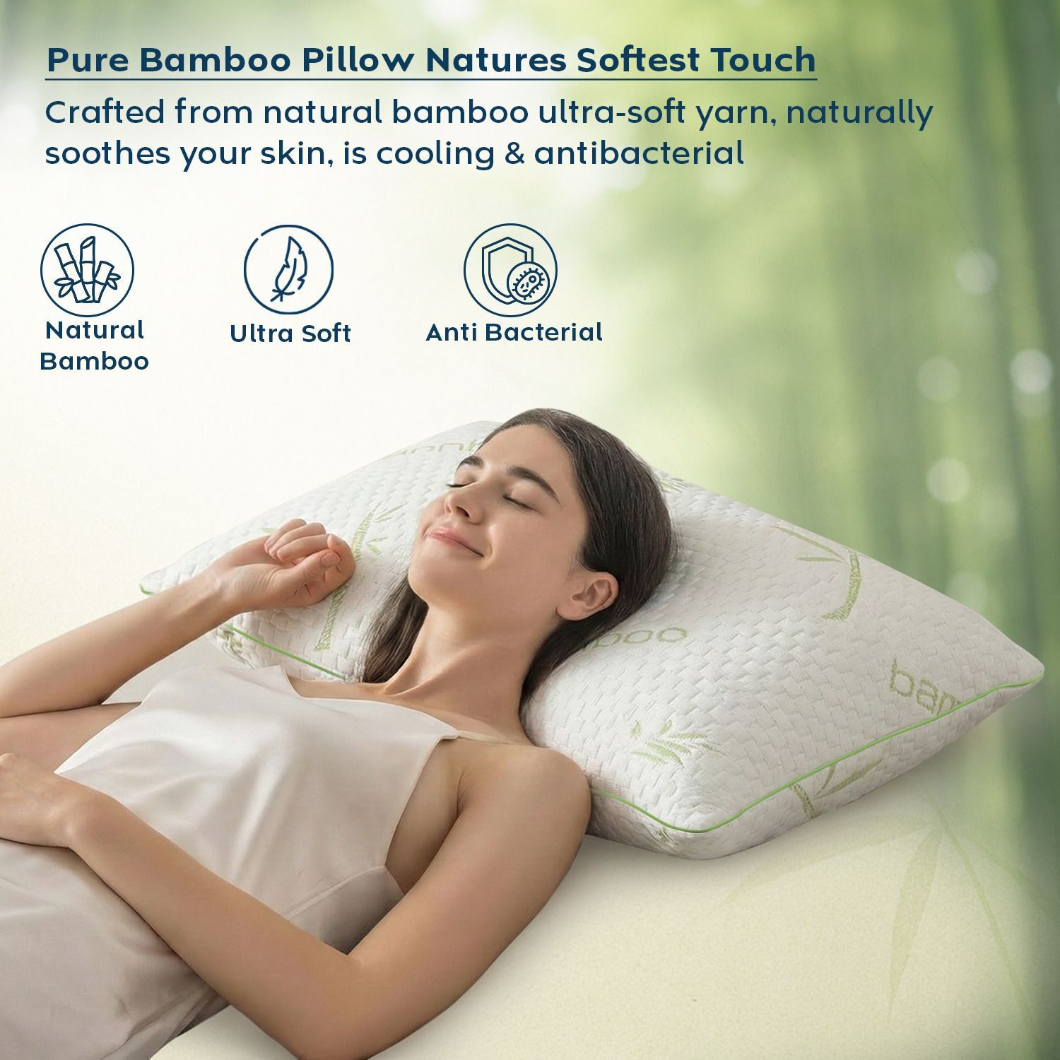 Image of AYKA Microfibre Sleeping Pillow Pack of 4 Solid Soft Microfiber Pillows