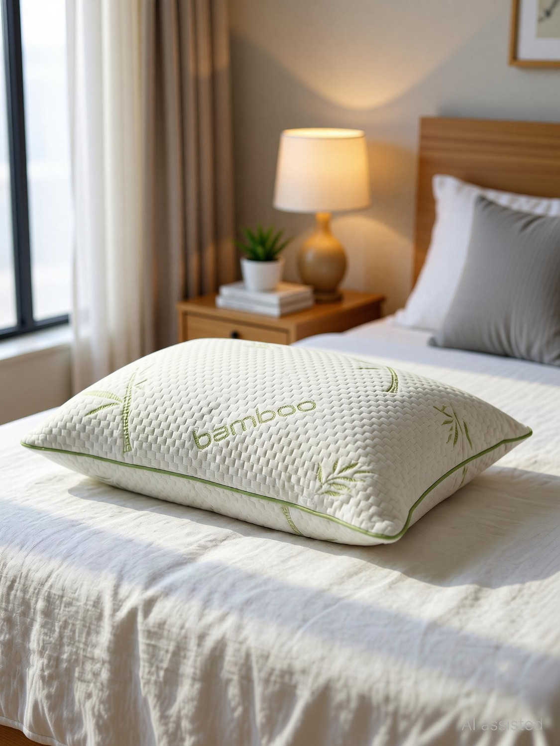 Image of AYKA Microfibre Sleeping Pillow Pack of 1 Solid Soft Microfiber Pillows