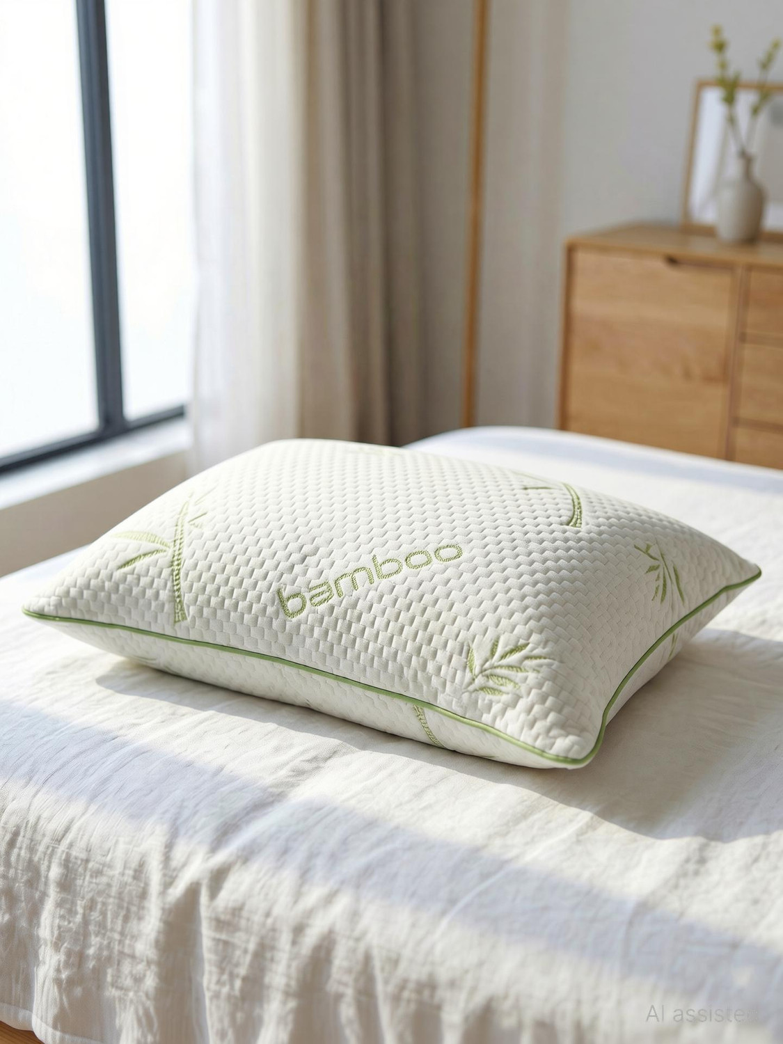 Image of AYKA Microfibre Sleeping Pillow Pack of 1 Solid Soft Microfiber Pillows