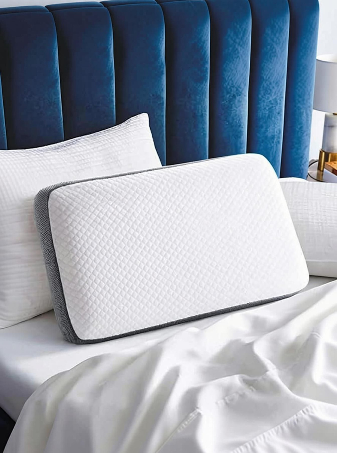 Image of Flipkart SmartBuy Memory Foam Orthopaedic Pillow Pack of 1 Solid