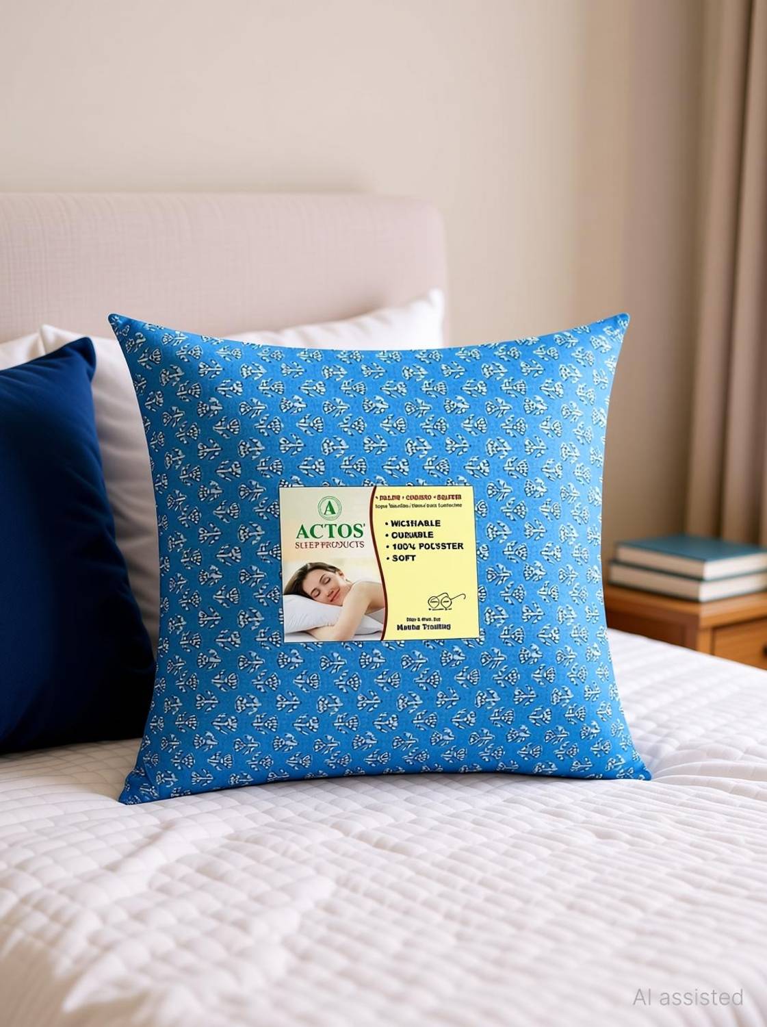 ACTOS Microfibre Cushion Pack of 2 Floral