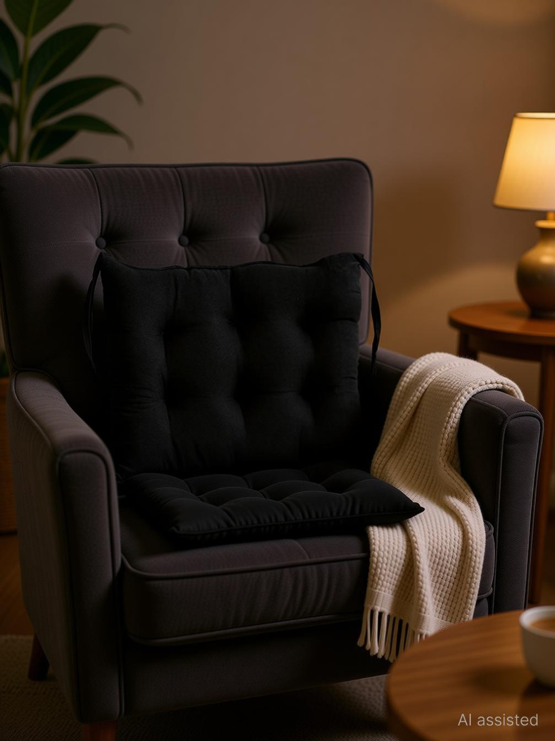 Image of AMAK INC Microfibre Chair Pad Pack of 4 Solid