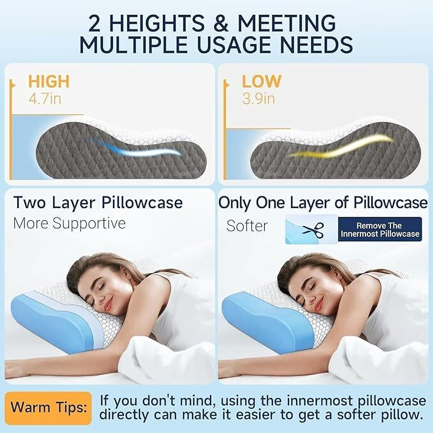 Image of Flipkart SmartBuy Memory Foam Sleeping Pillow Pack of 1 Solid ORTHOPEDIC