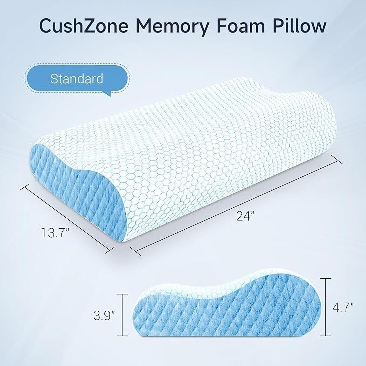 Image of Flipkart SmartBuy Memory Foam Sleeping Pillow Pack of 1 Solid ORTHOPEDIC