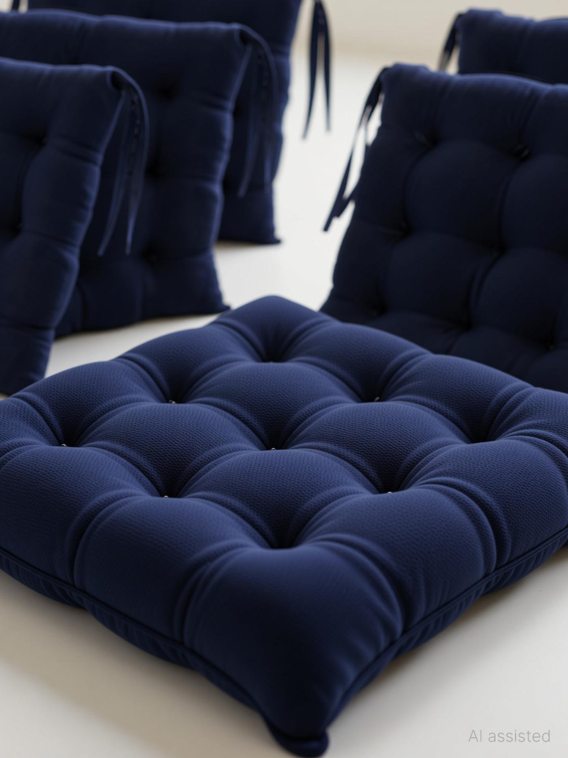 Image of AMAK INC Microfibre Chair Pad Pack of 6 Solid