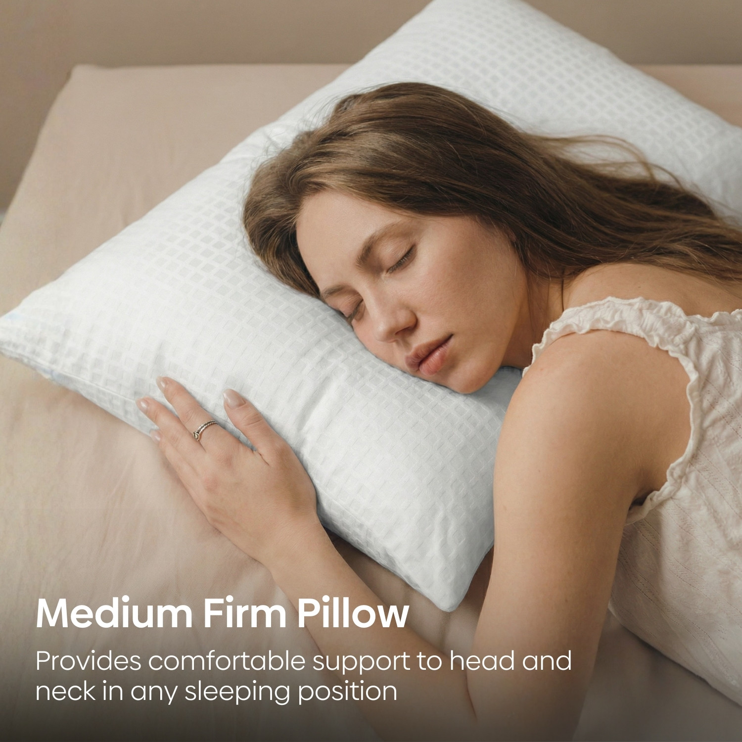 Image of haus & kinder Microfibre Body Pillow Pack of 2 Solid