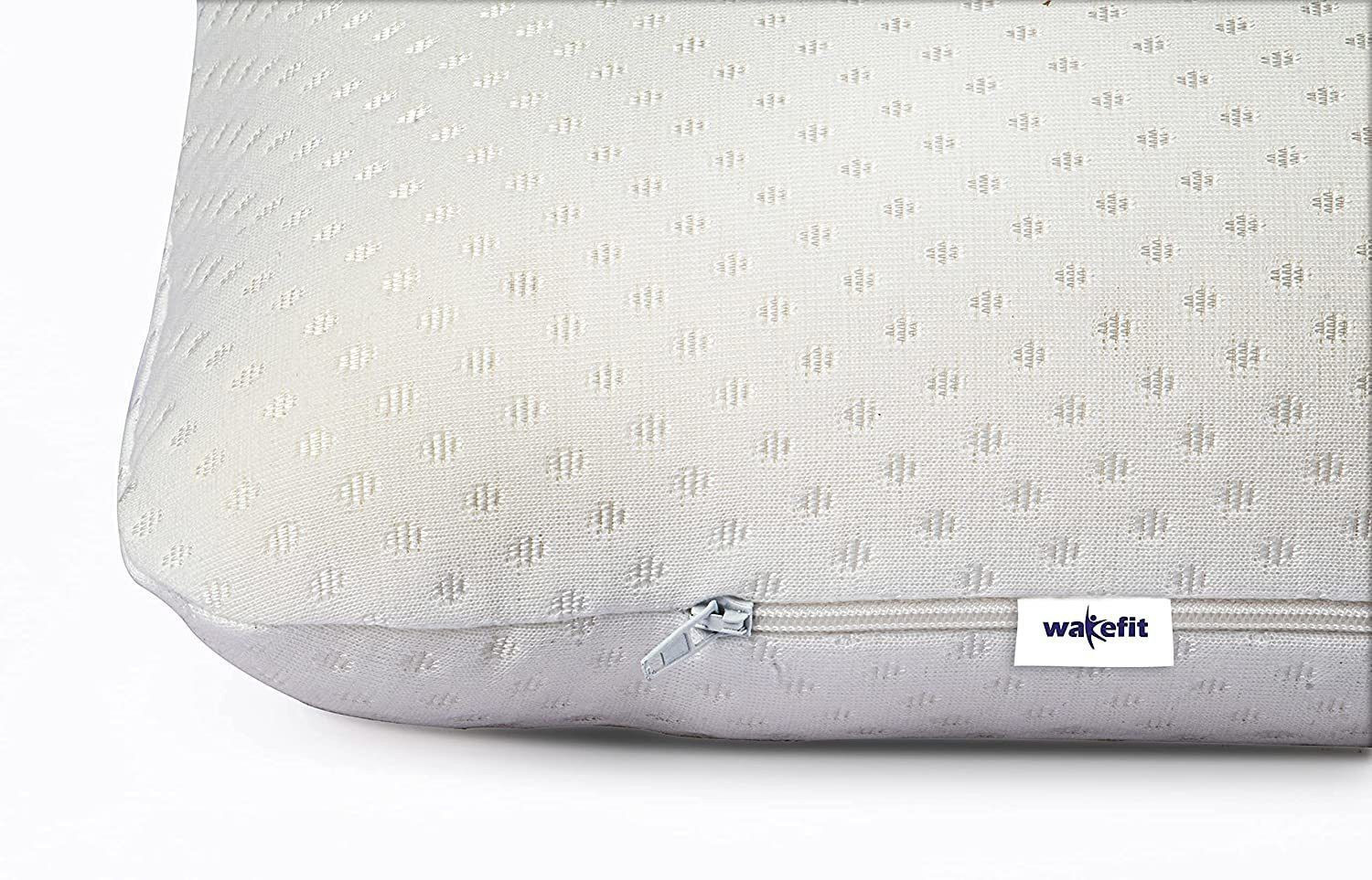 Image of Wakefit Foam Sleeping Pillow Pack of 1 Solid Super Soft