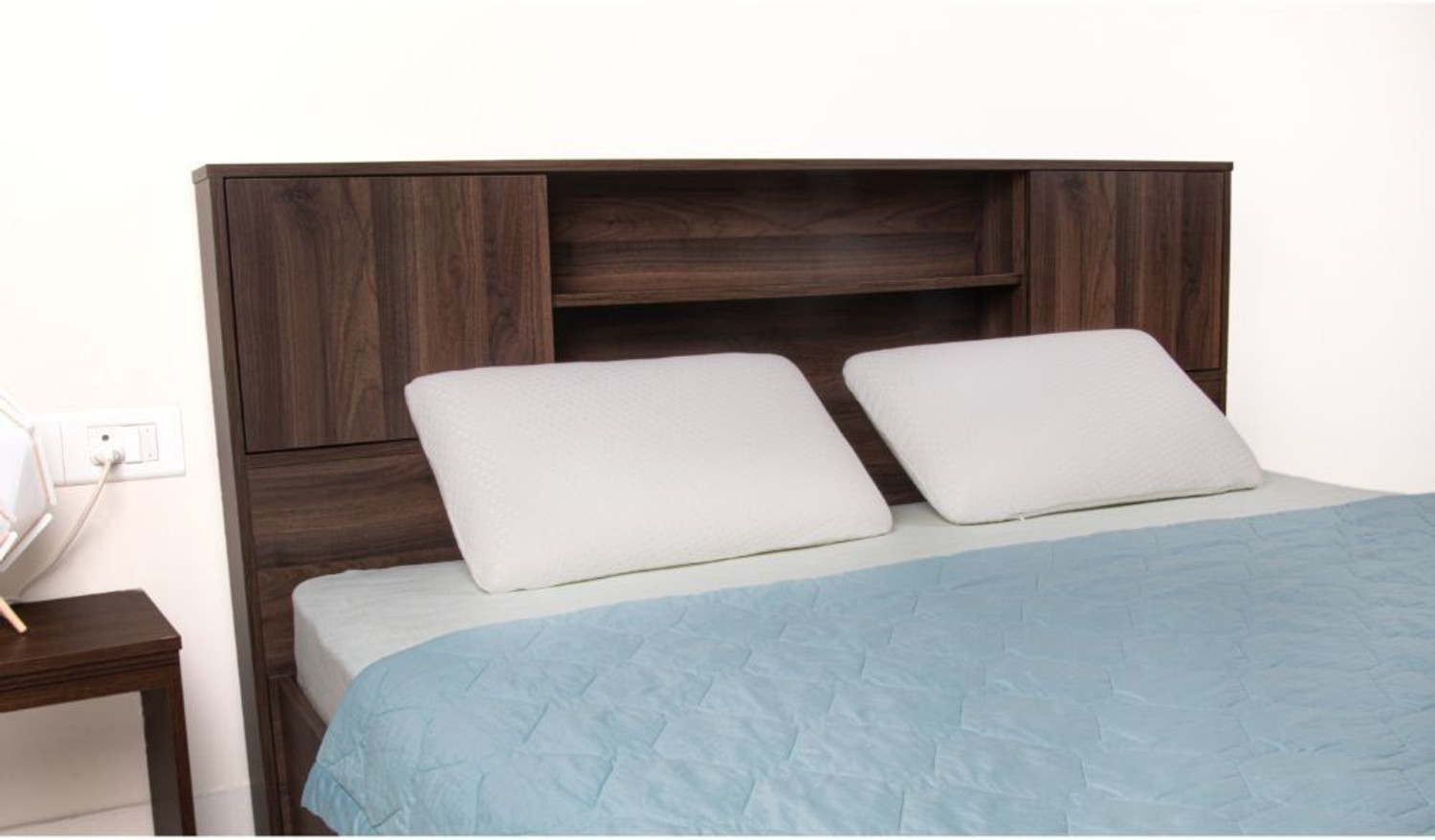 Image of Wakefit Foam Sleeping Pillow Pack of 2 Solid