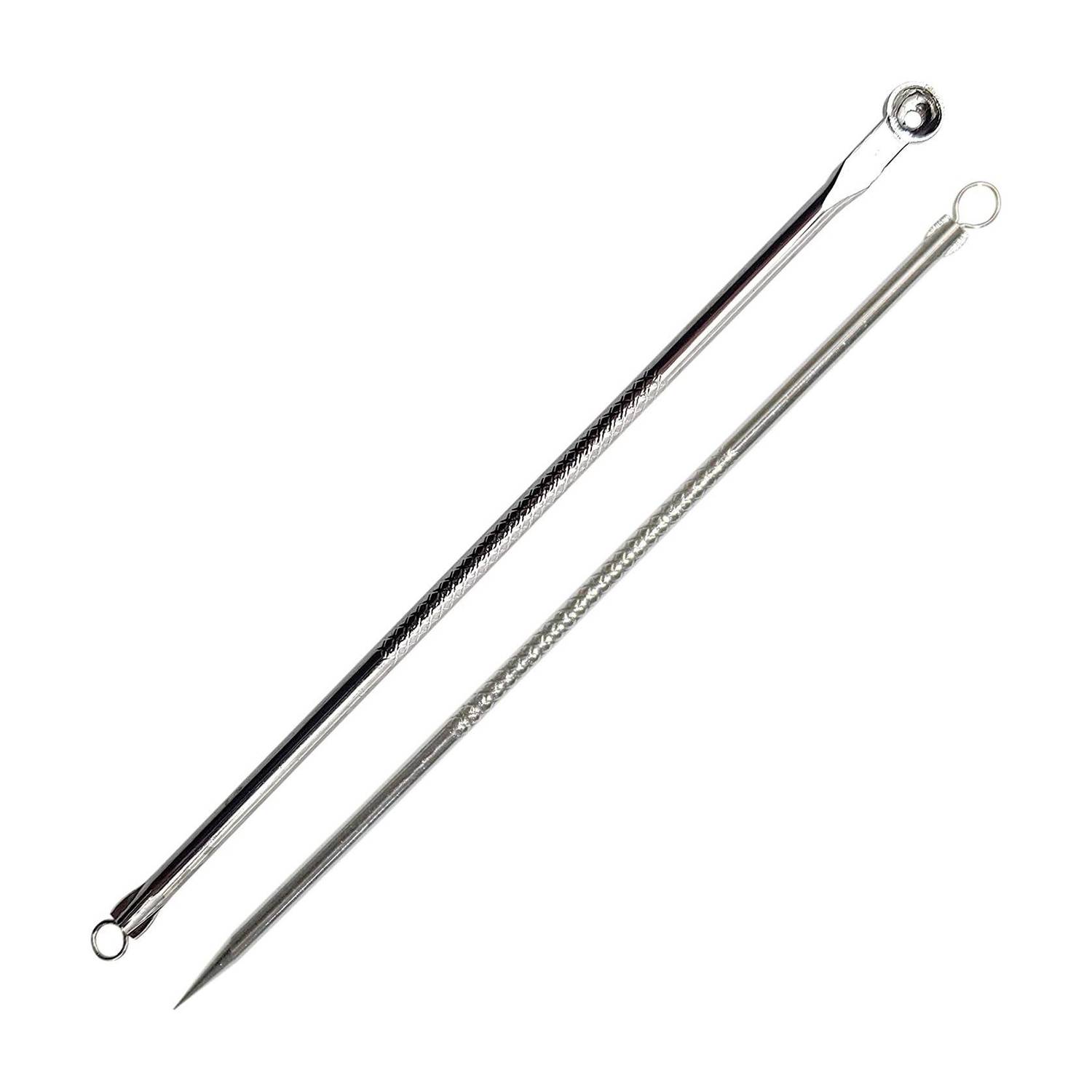 Abn Traders Steel Blackhead Remover, Pimple, Milia, Pus Removal Tool (Pack of 2), Steel Pins