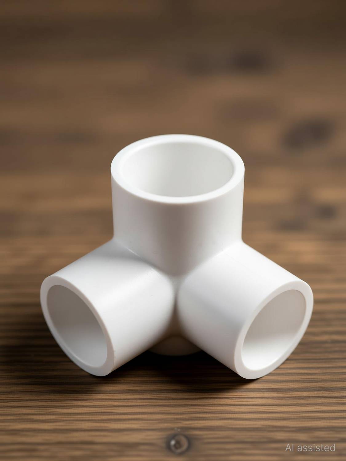 Aitchcy 33mm Three Way Elbow 4Pc Pack for Pipe having 33mm Outer Diameter 3-Way 90 Degree Elbow Pipe Joint