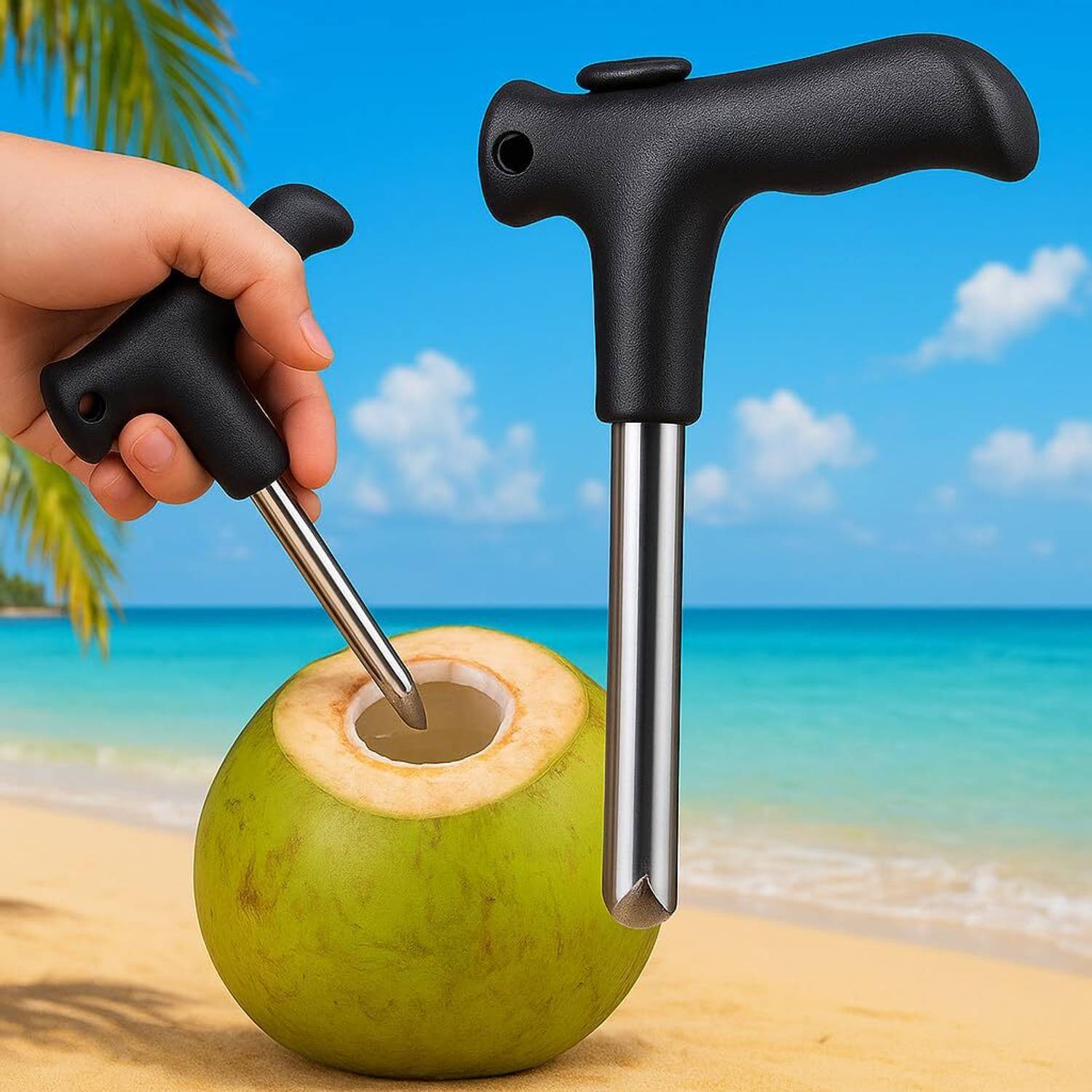 ASHTAAPAD Coconut Opener 1 Olive Pitter