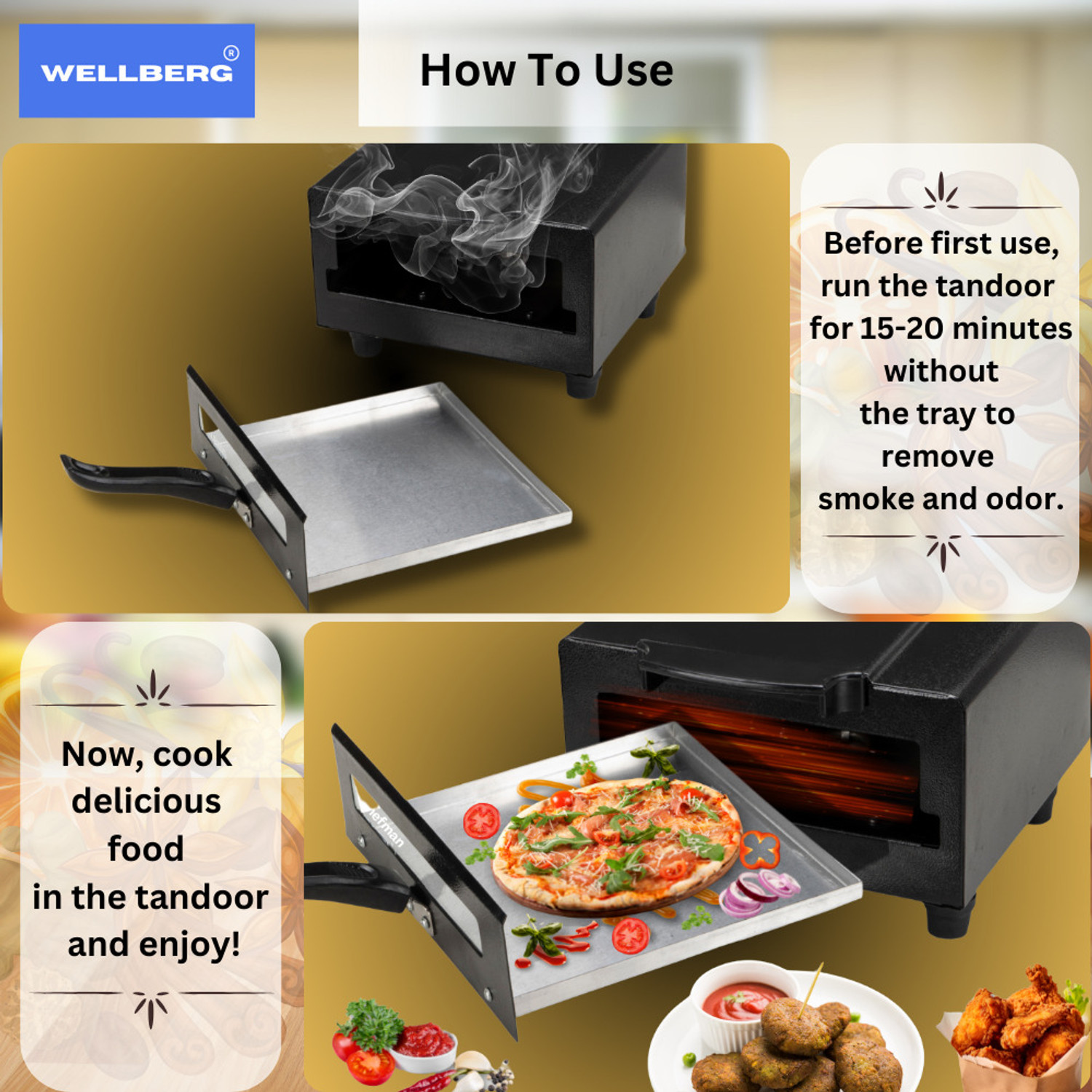 Image of WELLBERG Micro Electric Tandoor