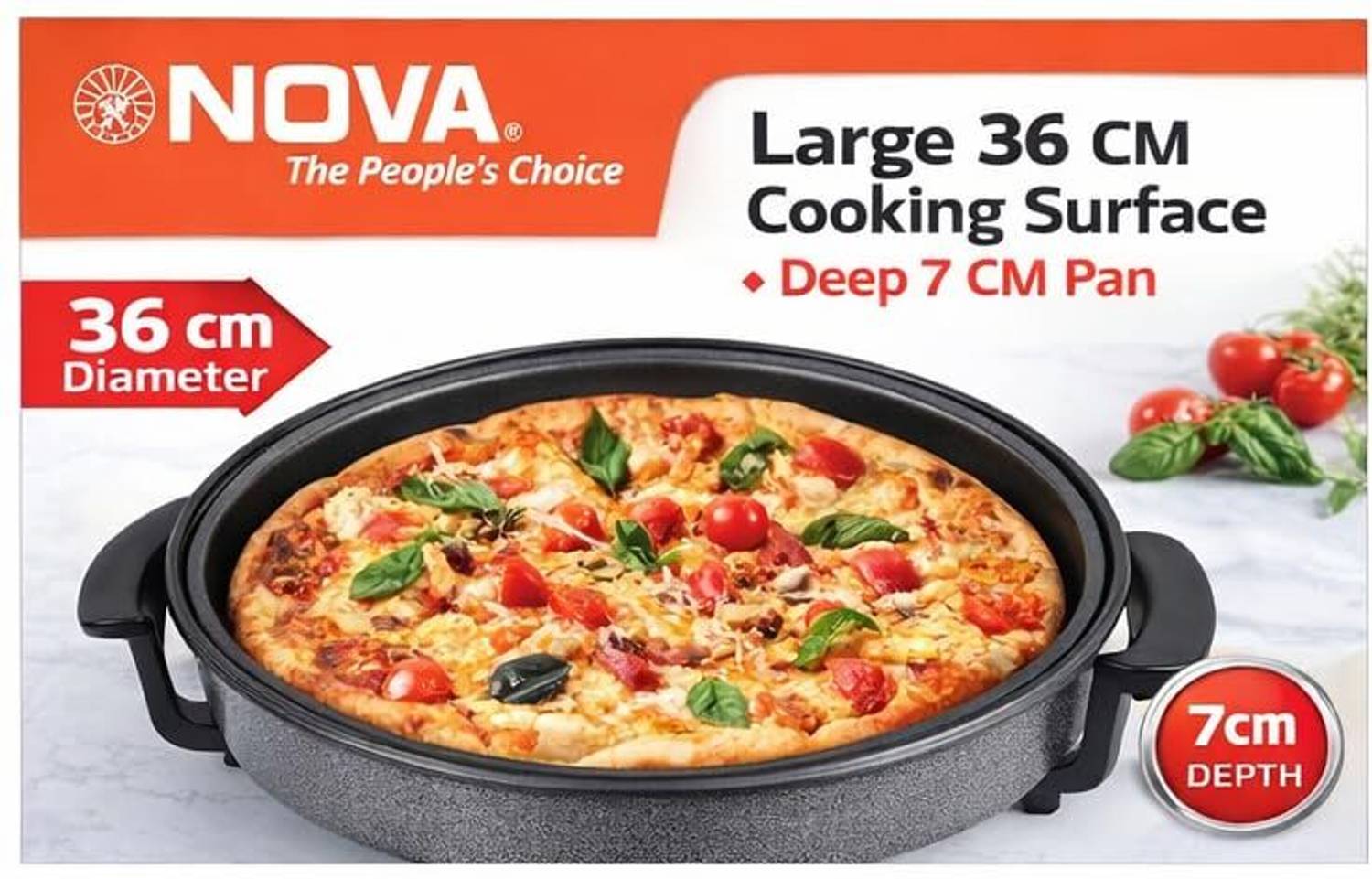 NOVA 1500W 36CM Pizza Maker - Image 2