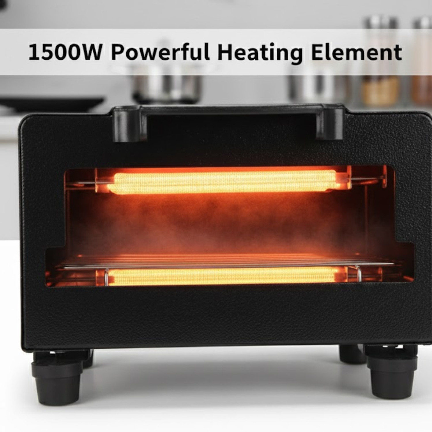 Image of Hot Grill Electric Pizza Oven 10 Inch Compact Home Baking Appliance Pizza Maker