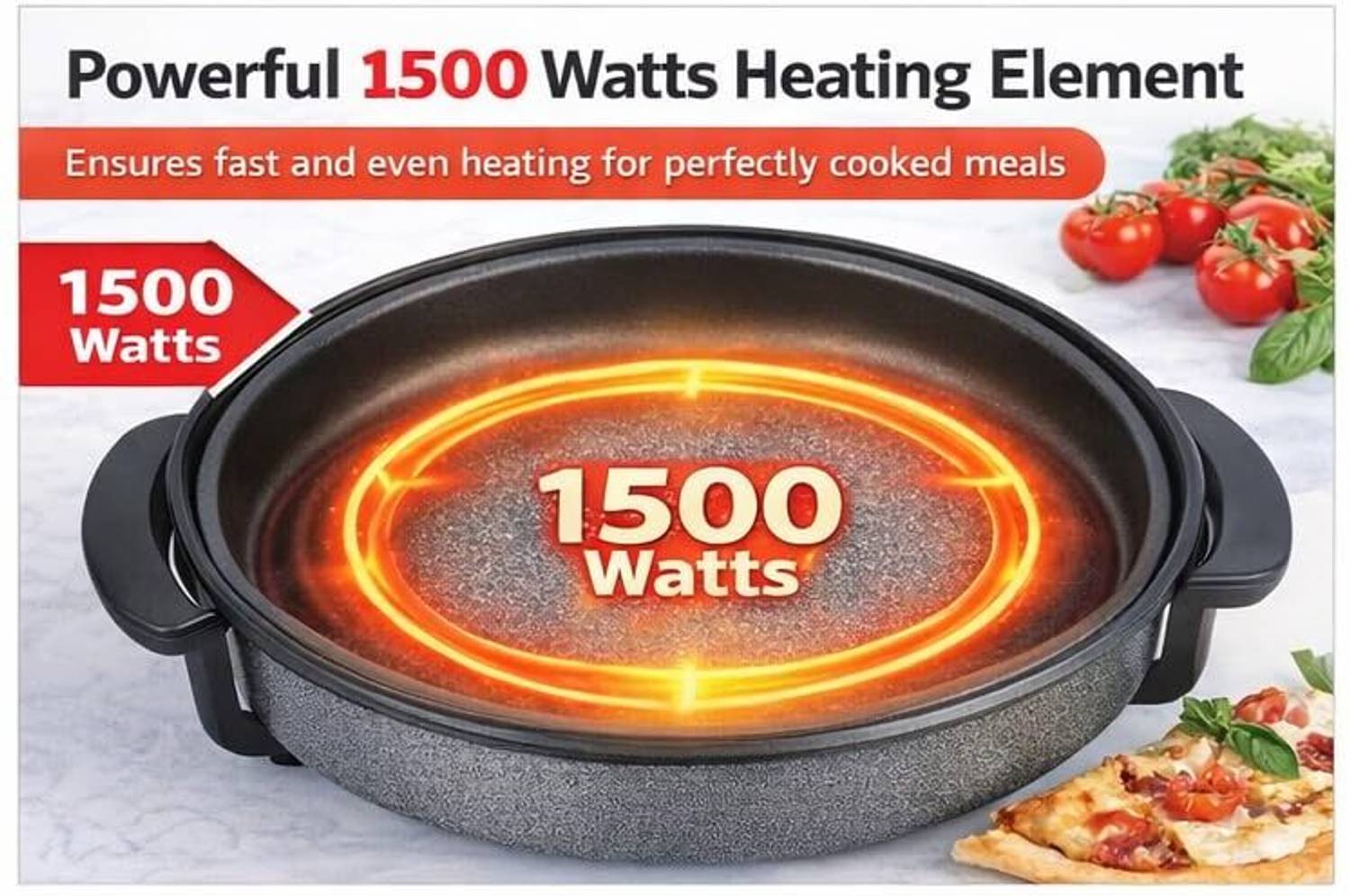 NOVA 1500W 36CM Pizza Maker - Image 5